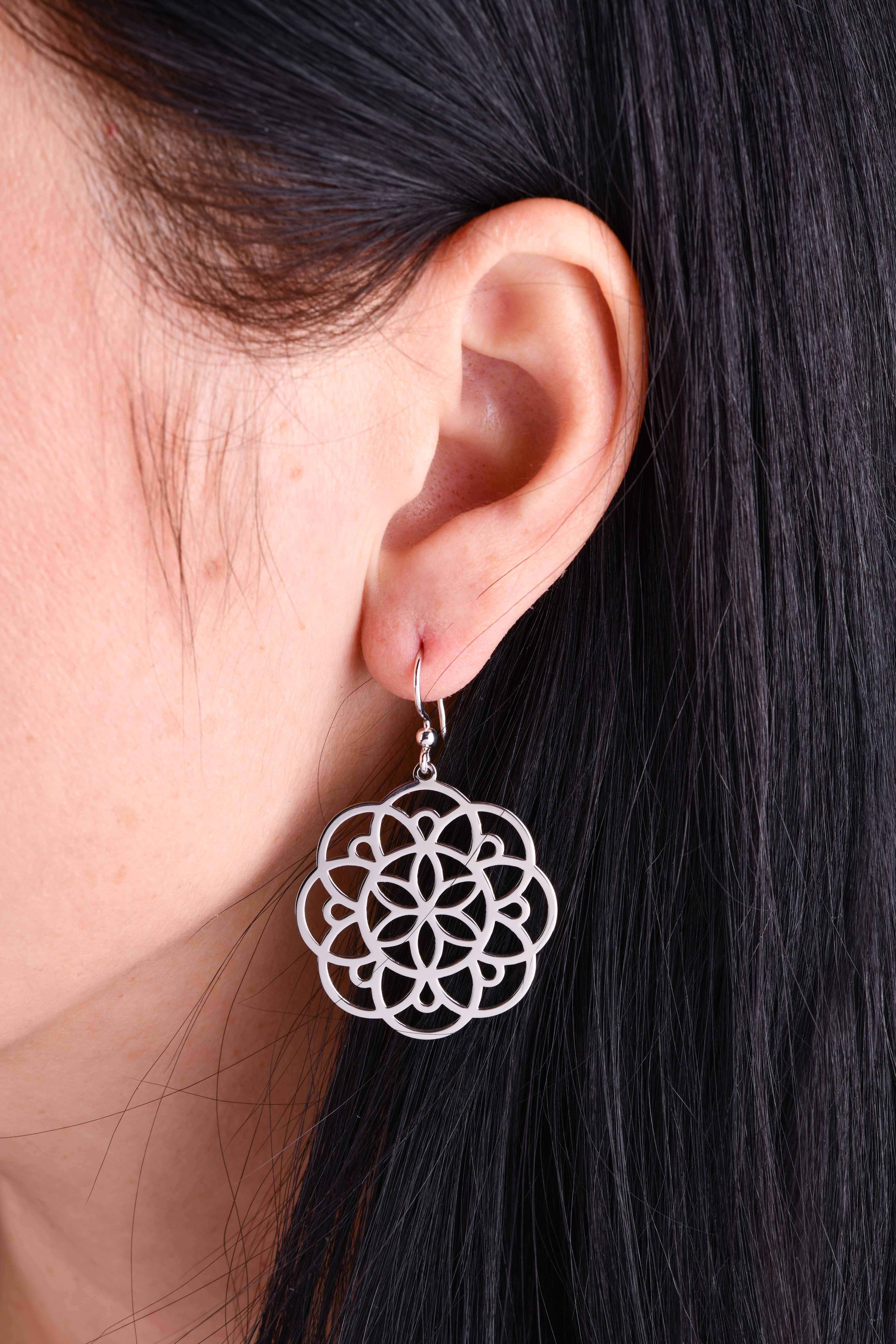 Náušnice Kvet života 2