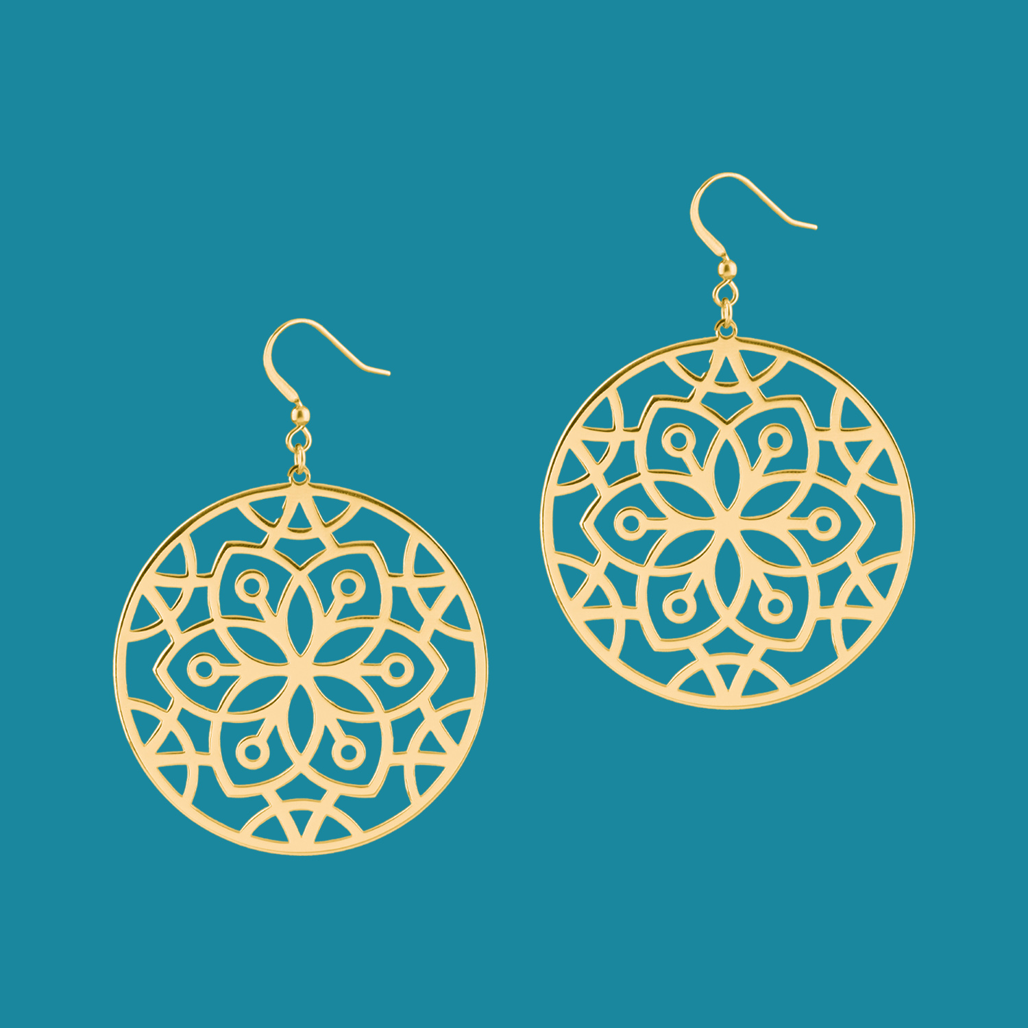 Náušnice Kvet života - kruh 1