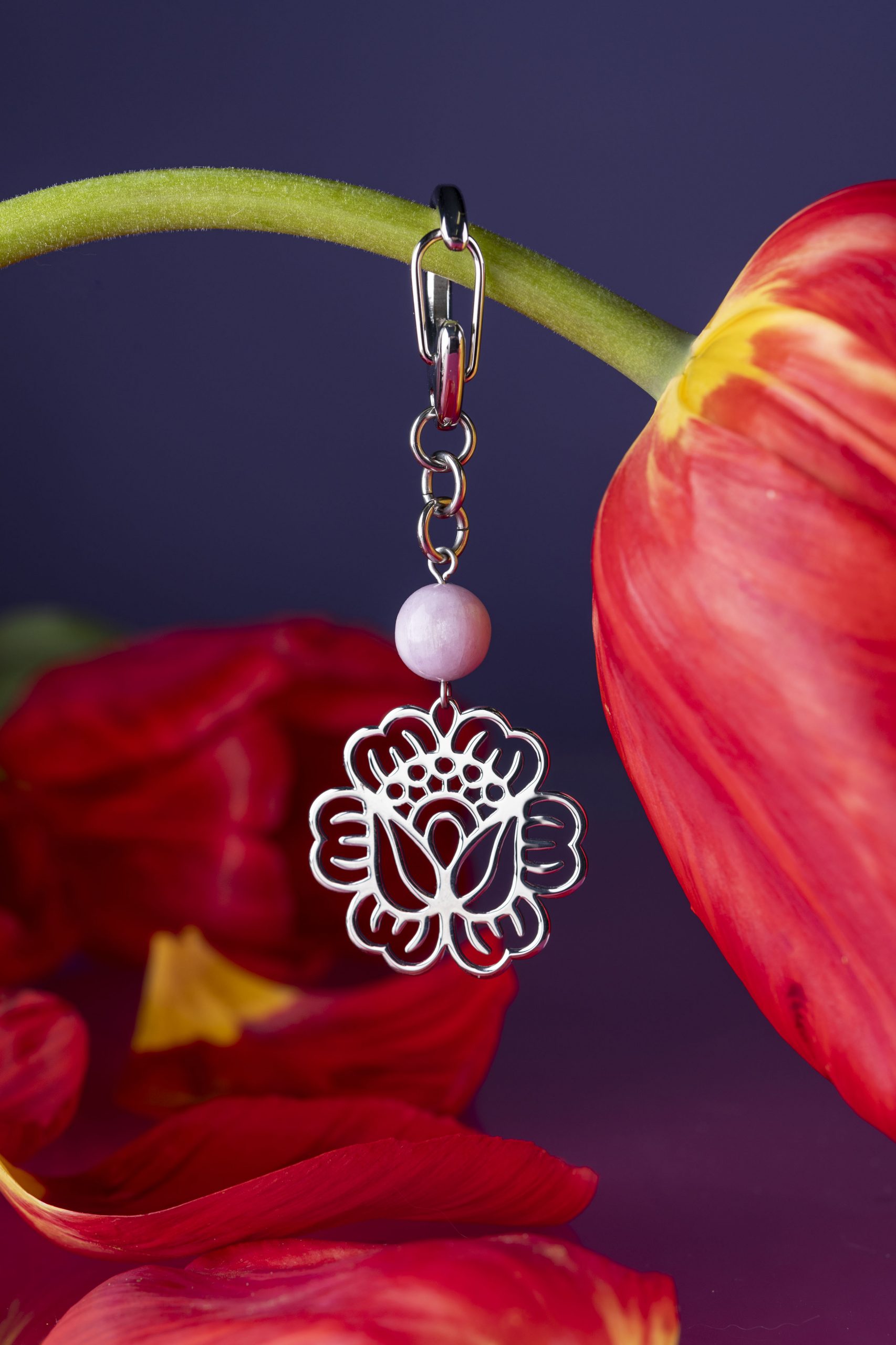 Kľúčenka - mak 1 + kunzit