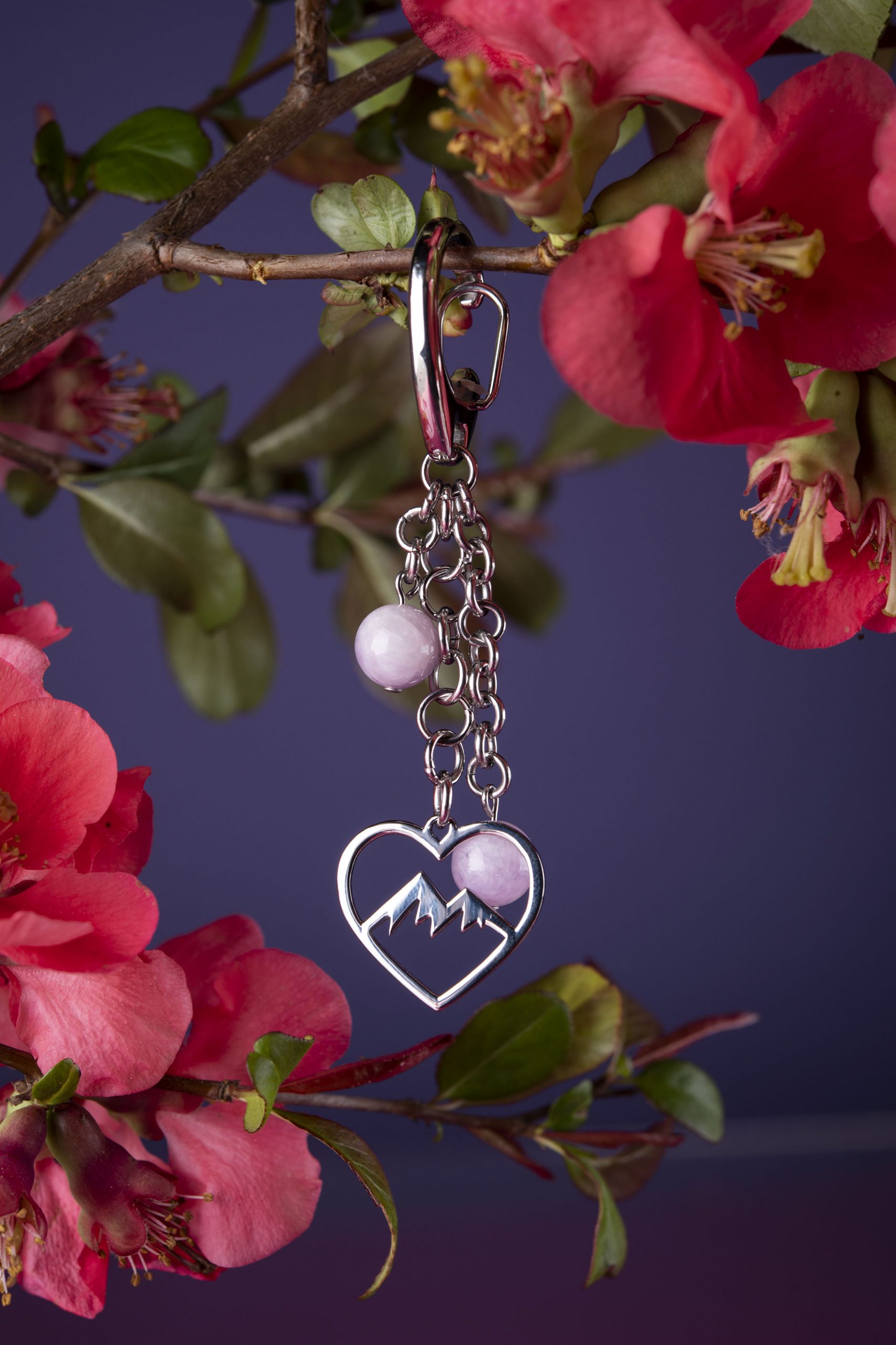 Kľúčenka - srdce hory + kunzit