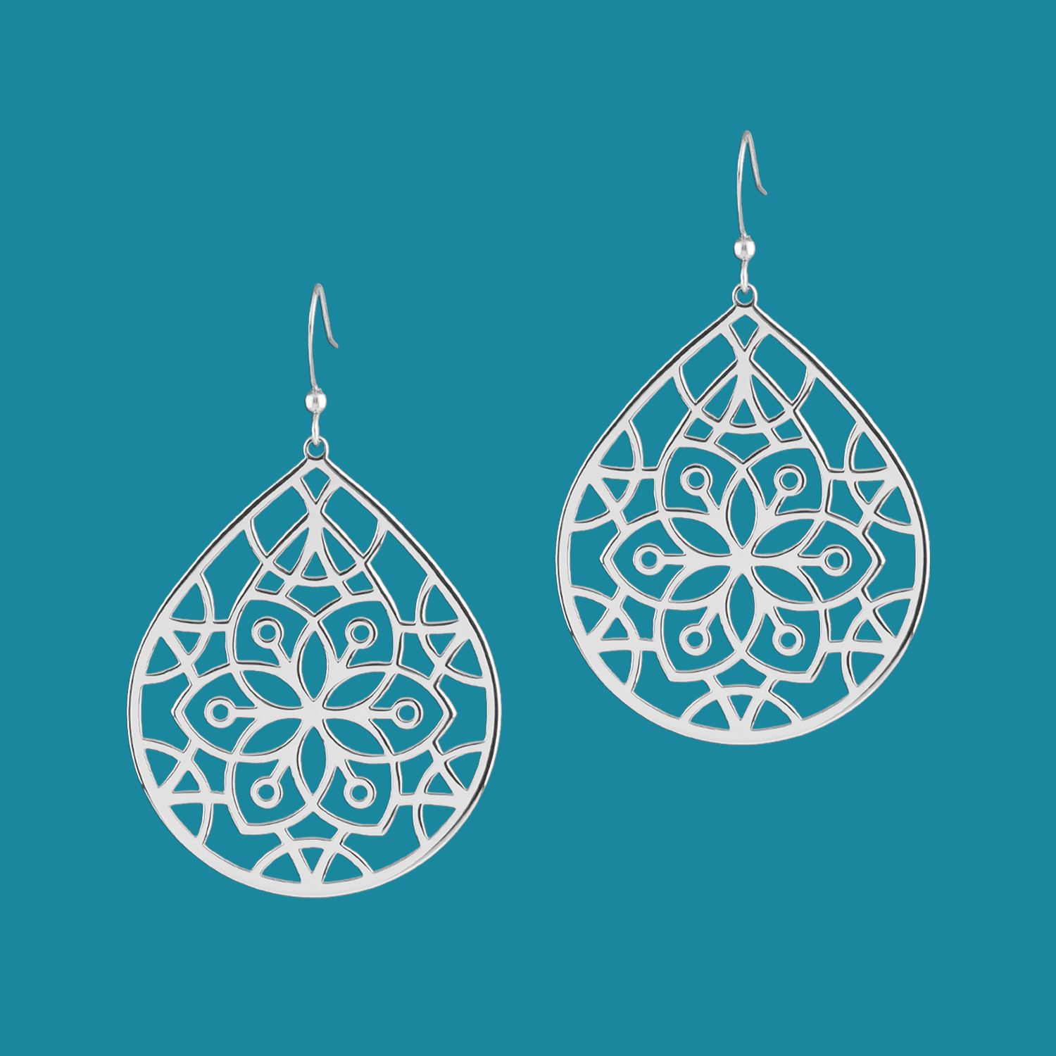 Náušnice Kvet života - slza 1