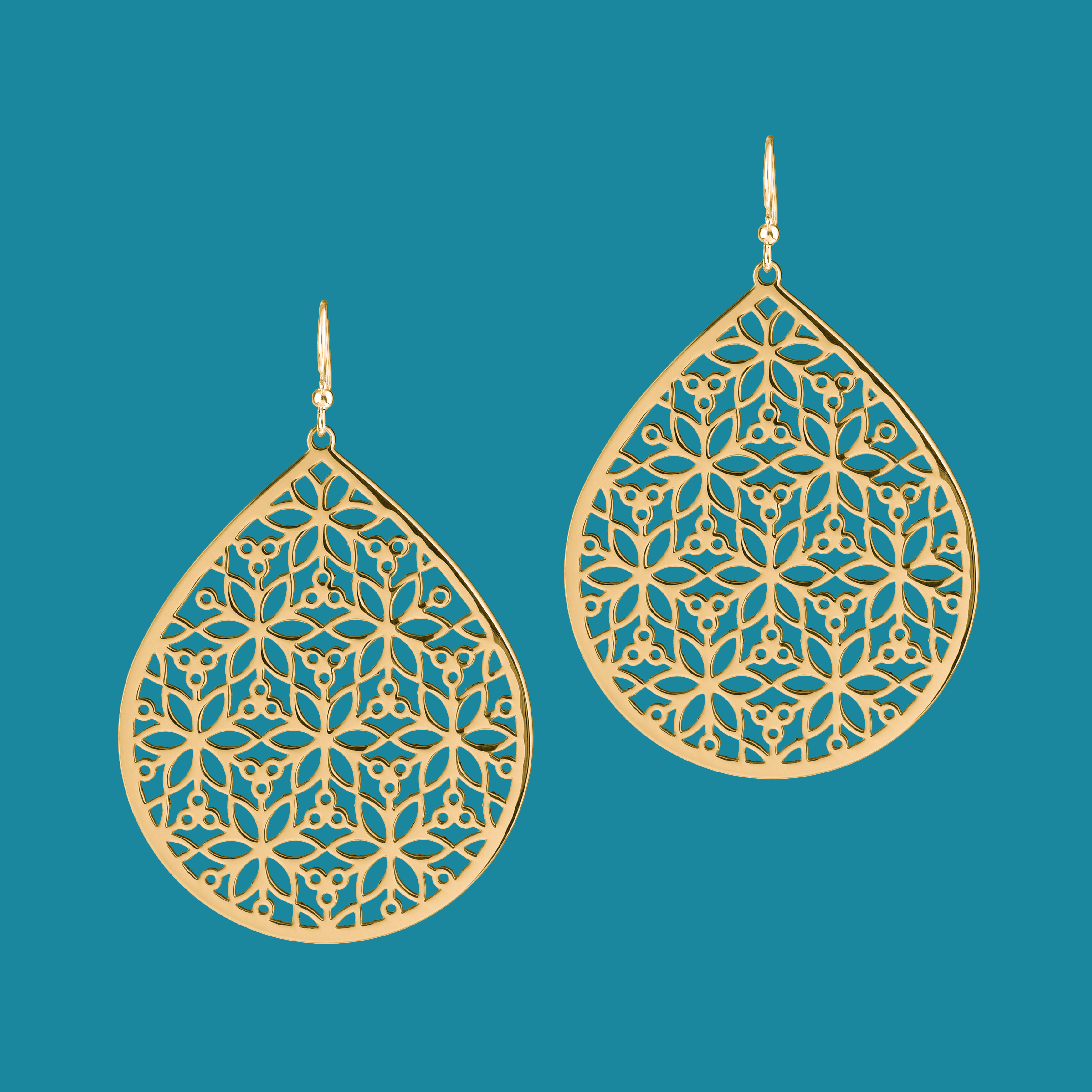 Náušnice Kvet života - slza 2