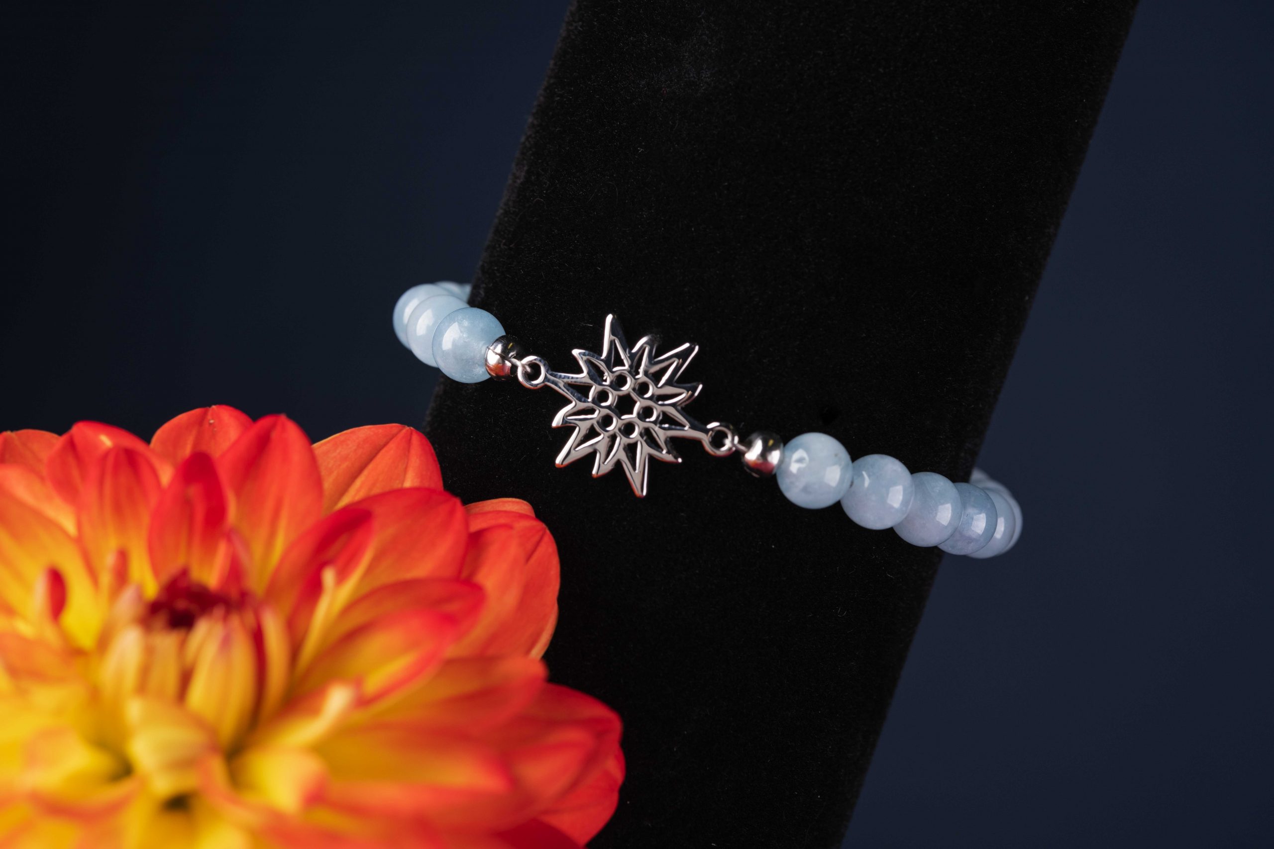 Náramok hory plesnivec - akvamarín