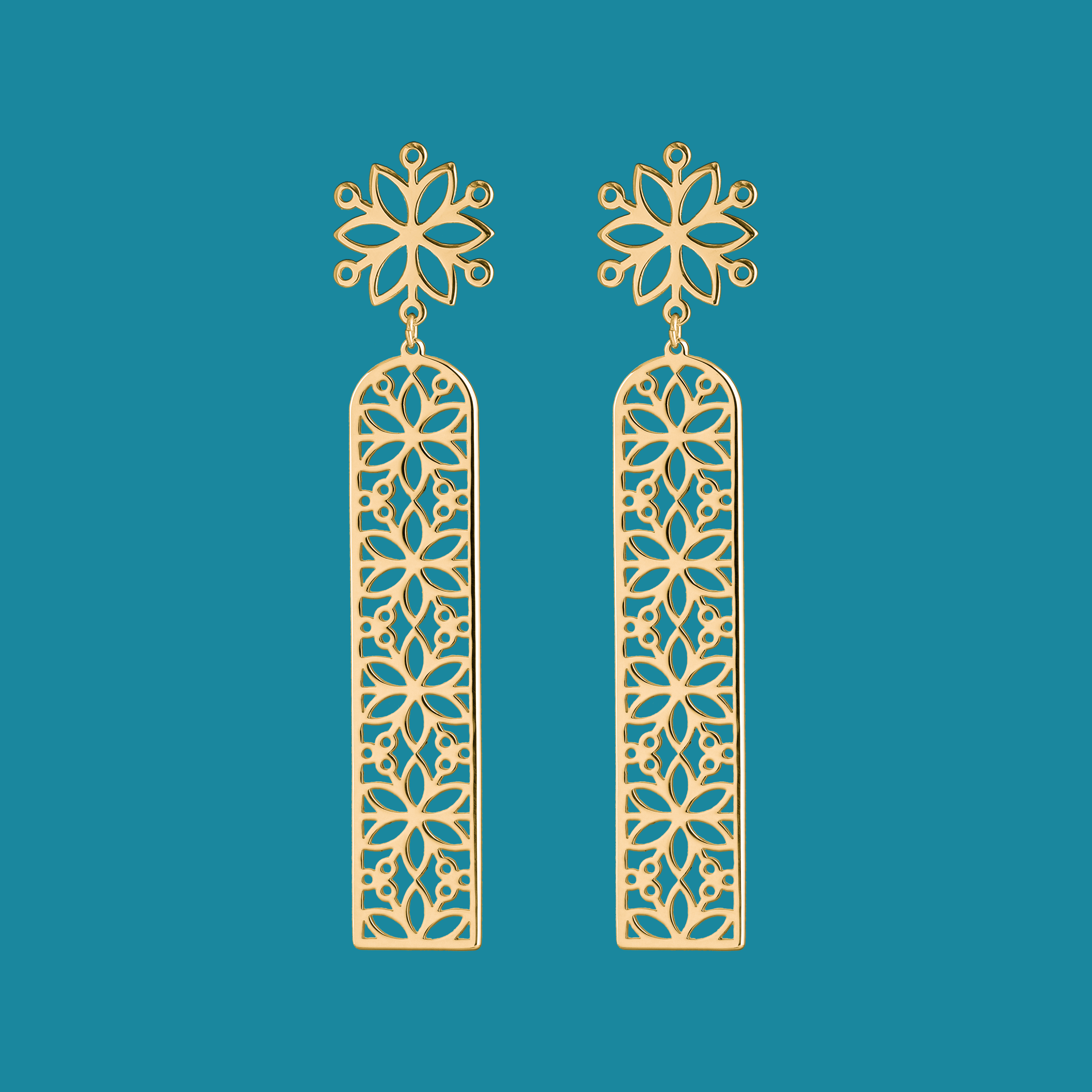 Náušnice Kvet života - pás