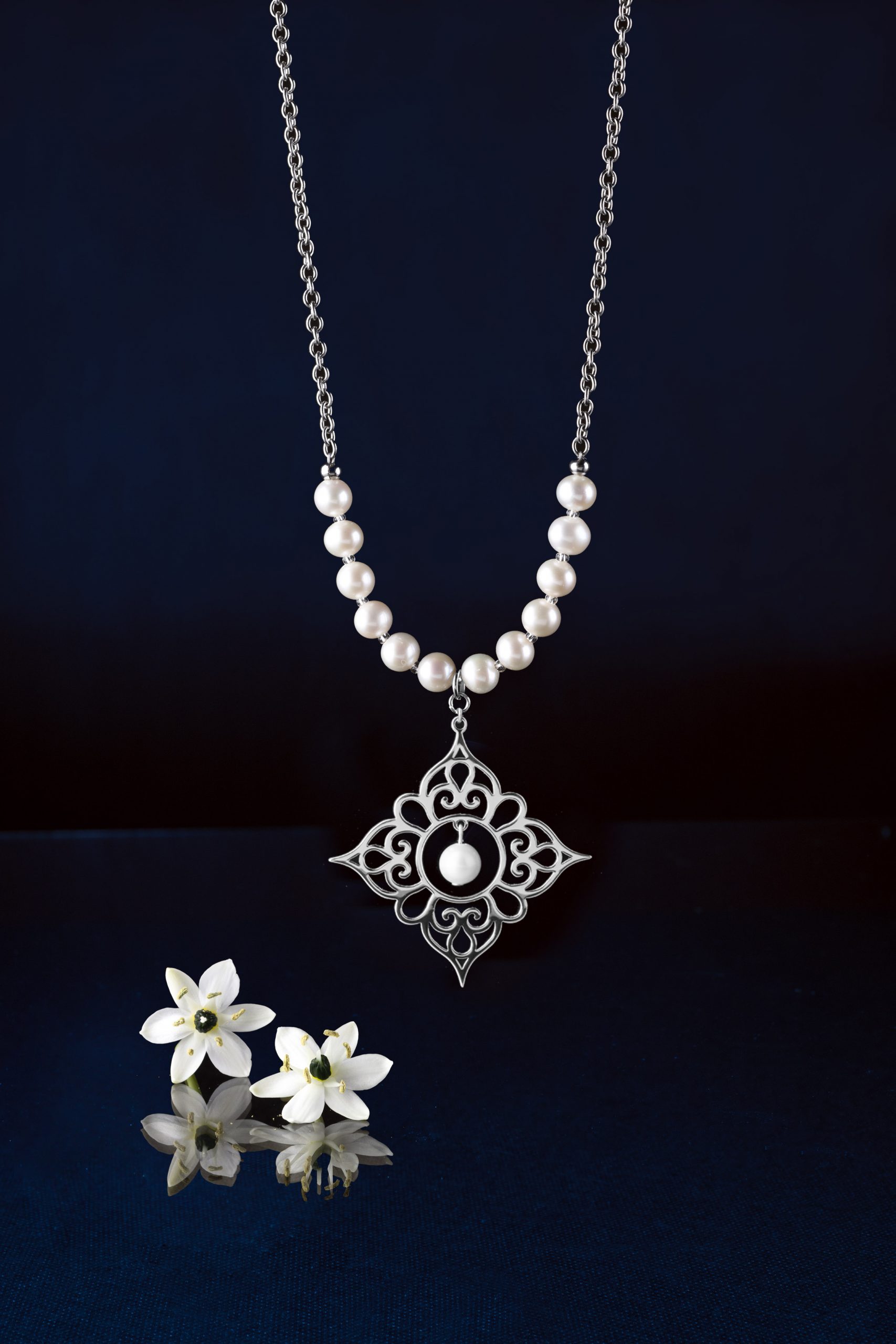 Prívesok Libay ornament 2 +perly