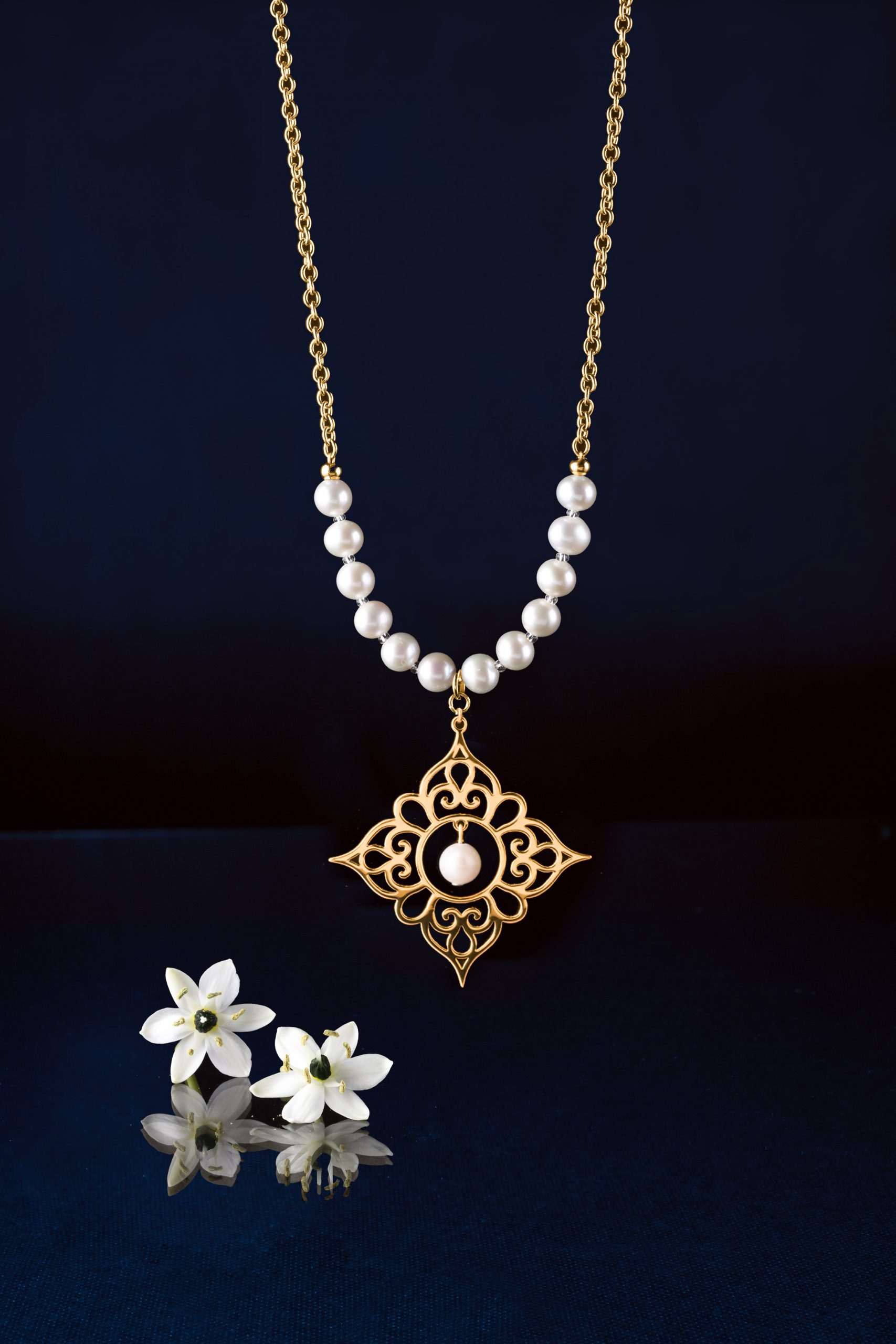 Prívesok Libay ornament 2 +perly