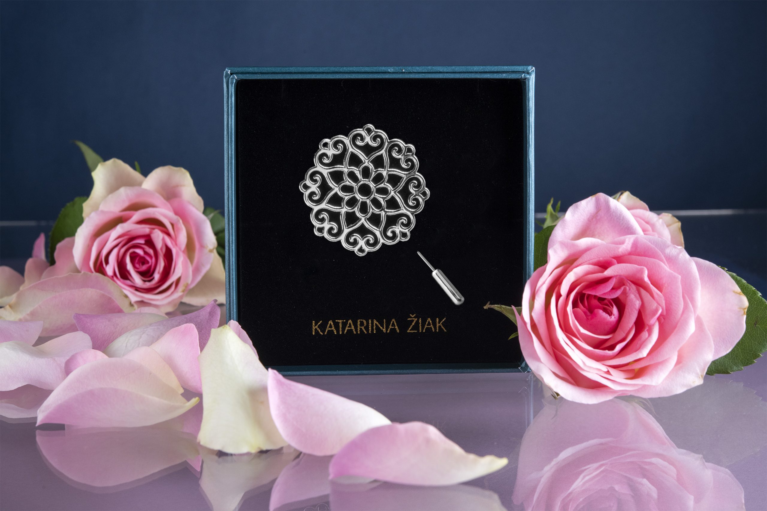 Brošňa Libay ornament 1