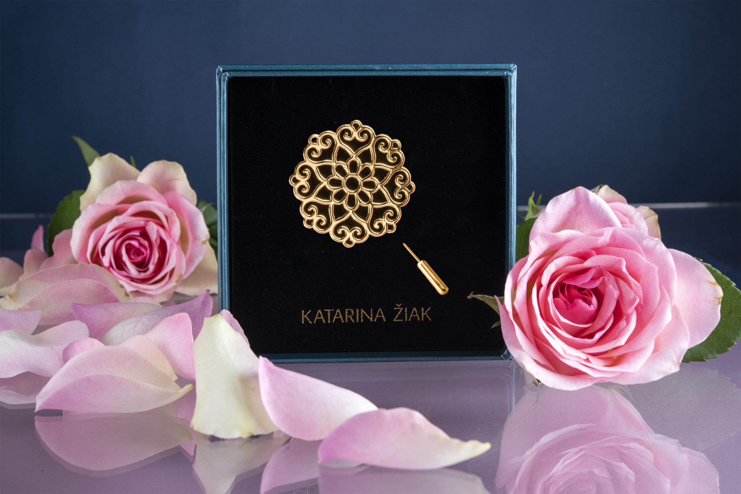 Brošňa Libay ornament 1