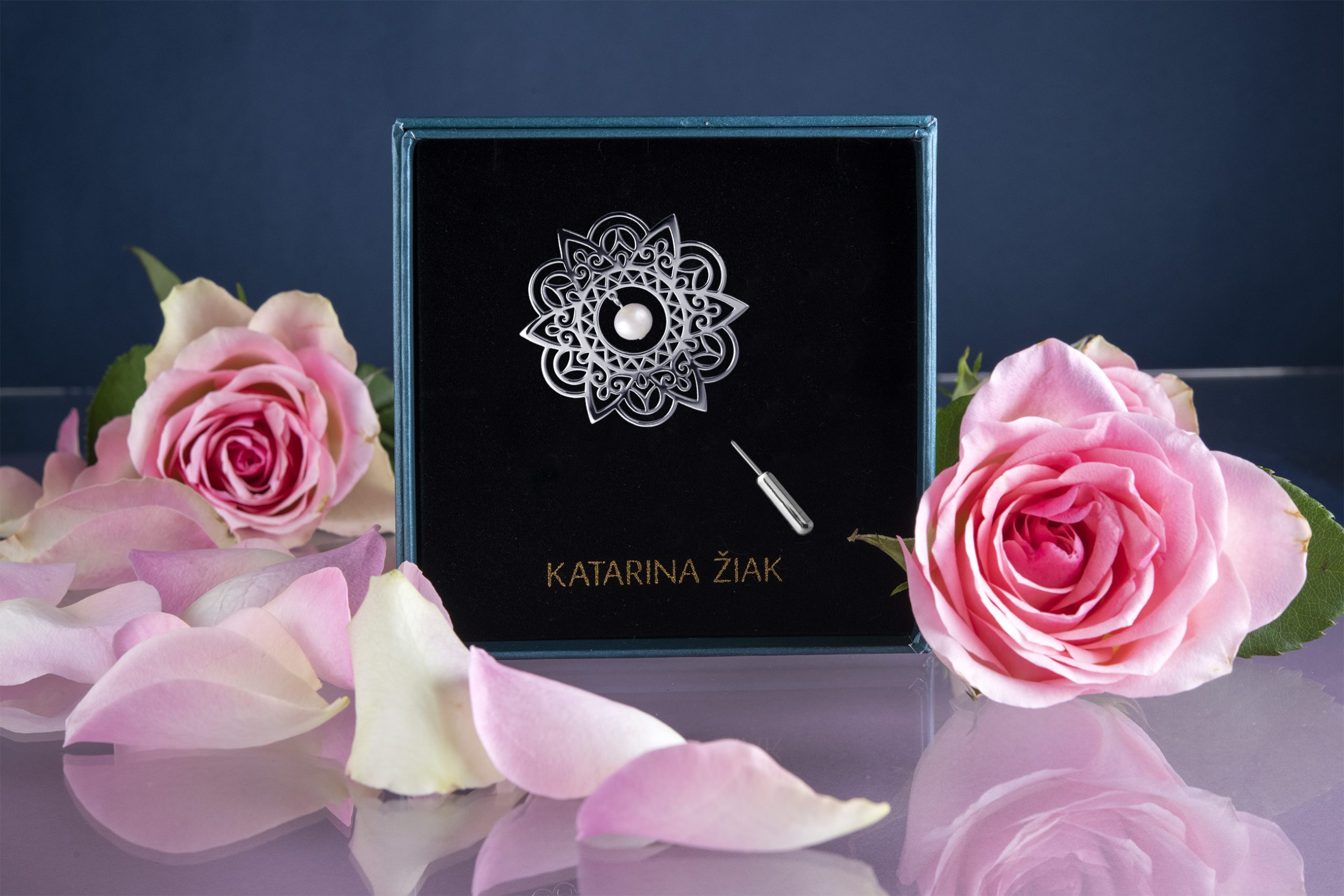 Brošňa Libay ornament 2