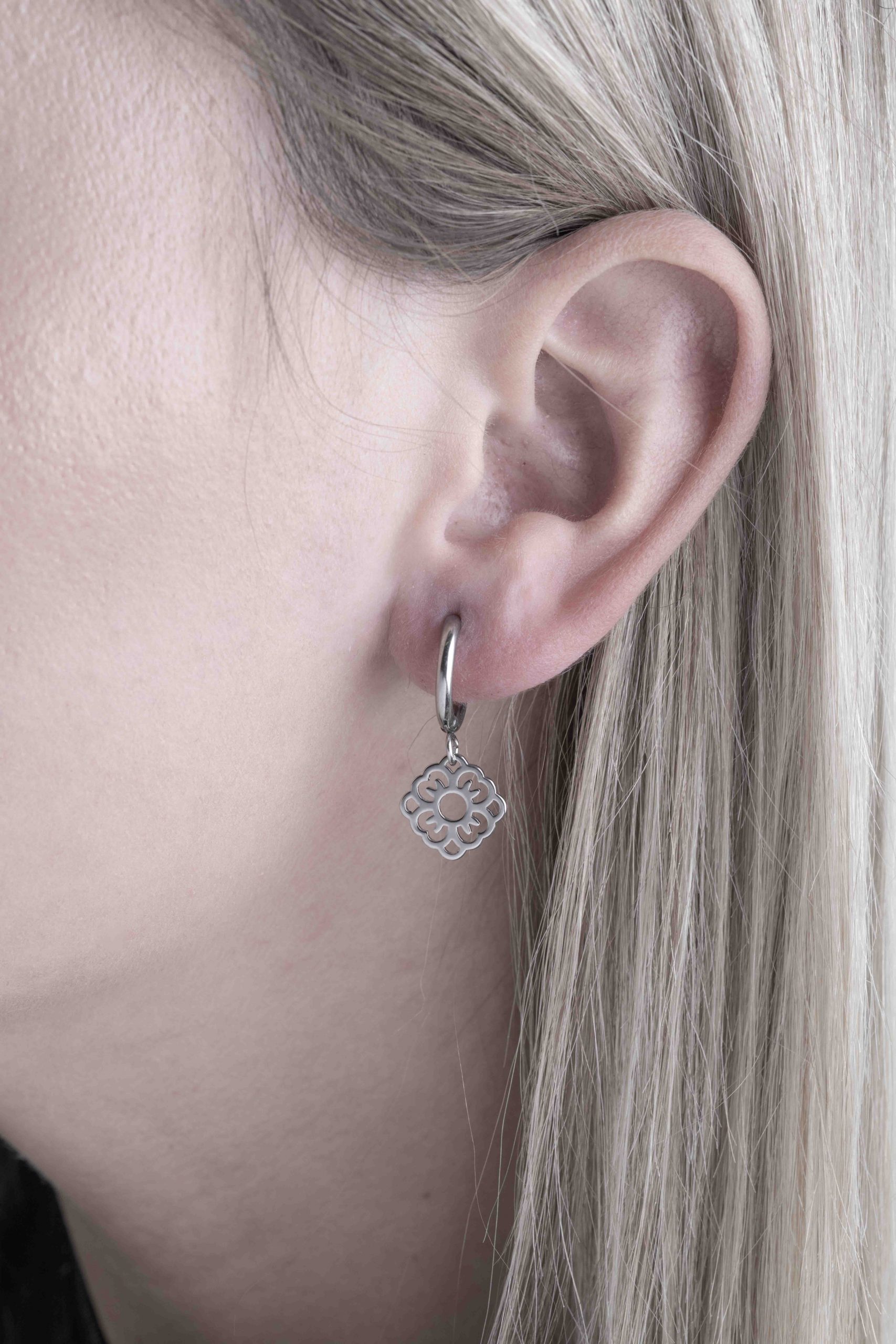 Náušnice modrotlač nezábudka