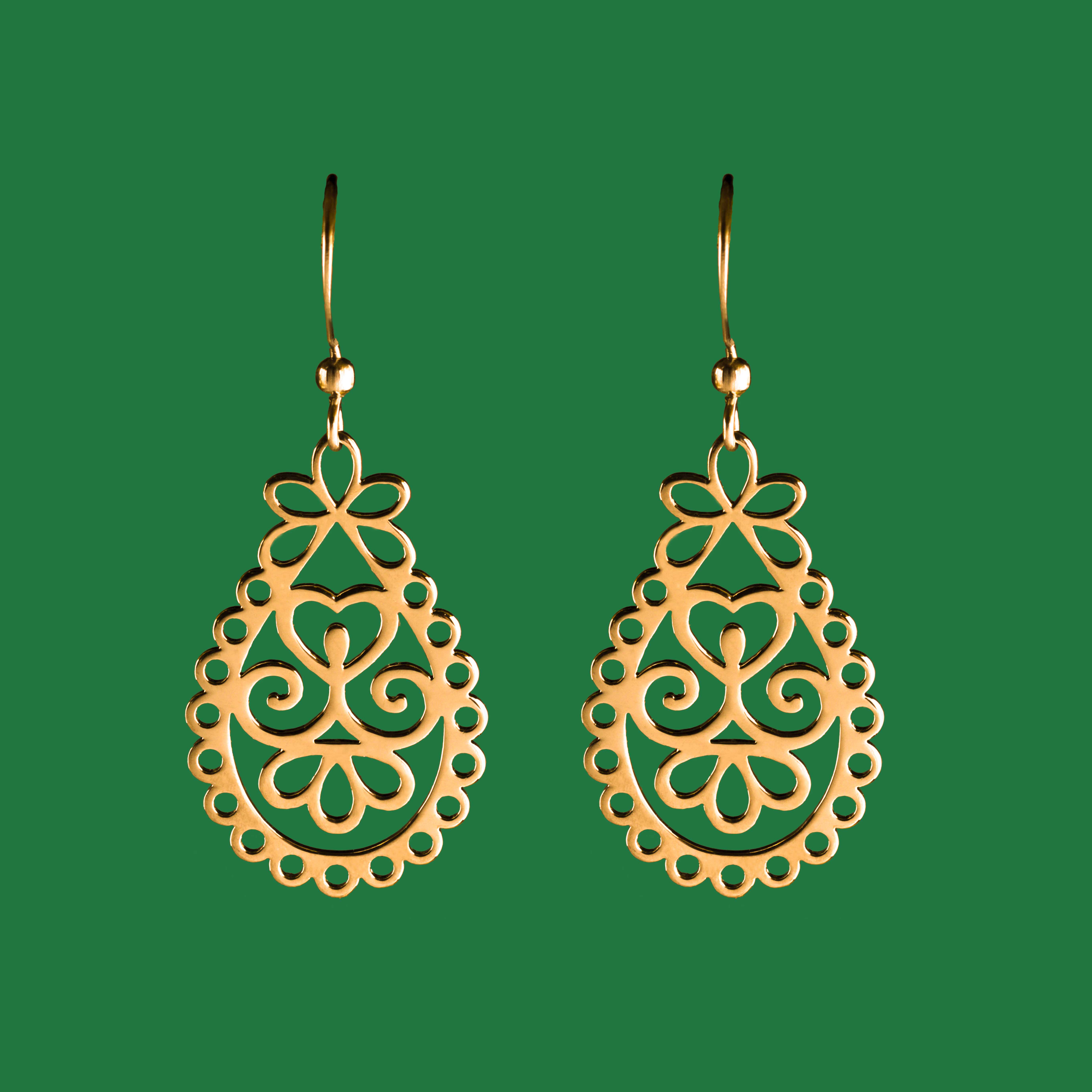 Náušnice čipka 5 - slza 2