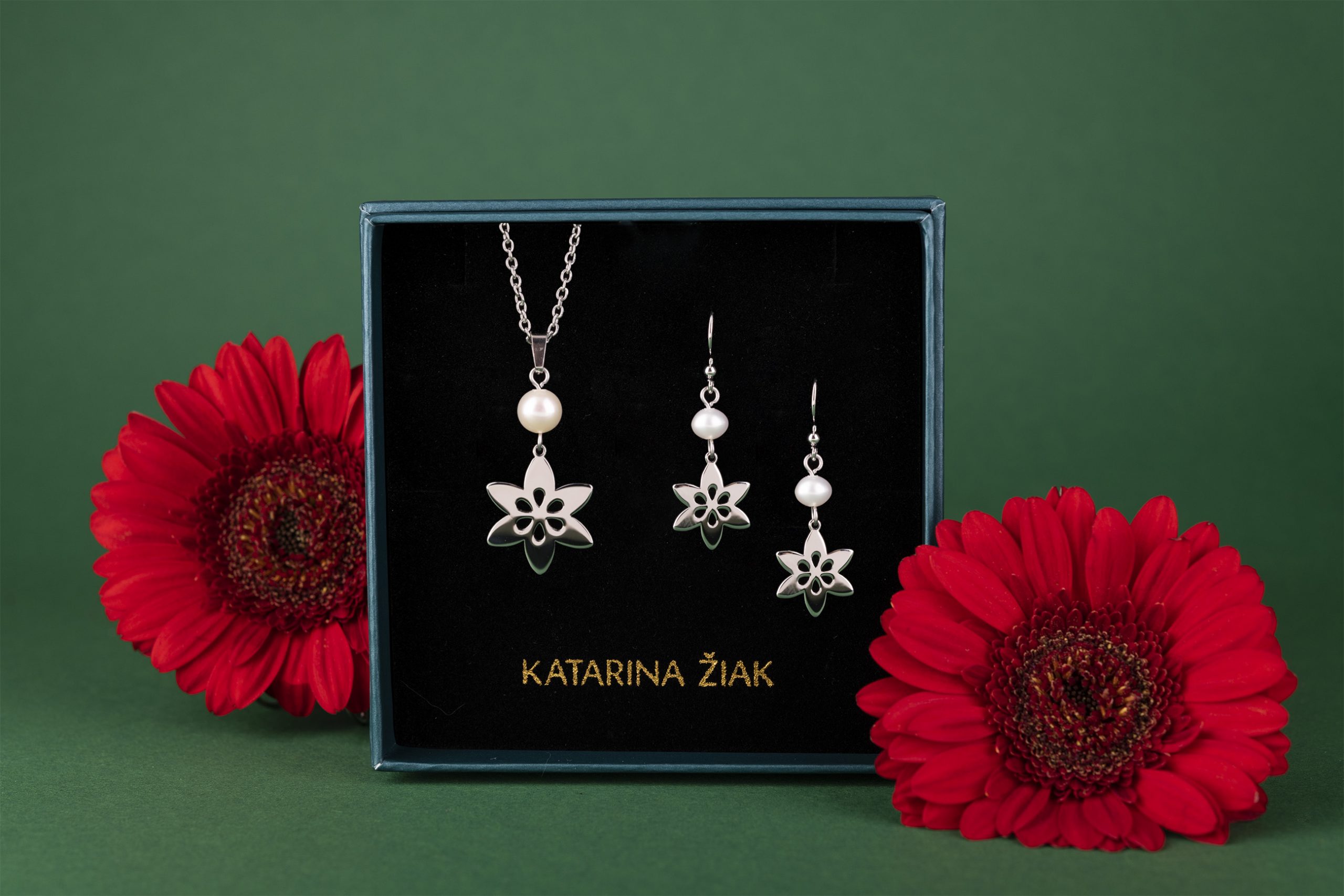 Set - klematis 6 - perly