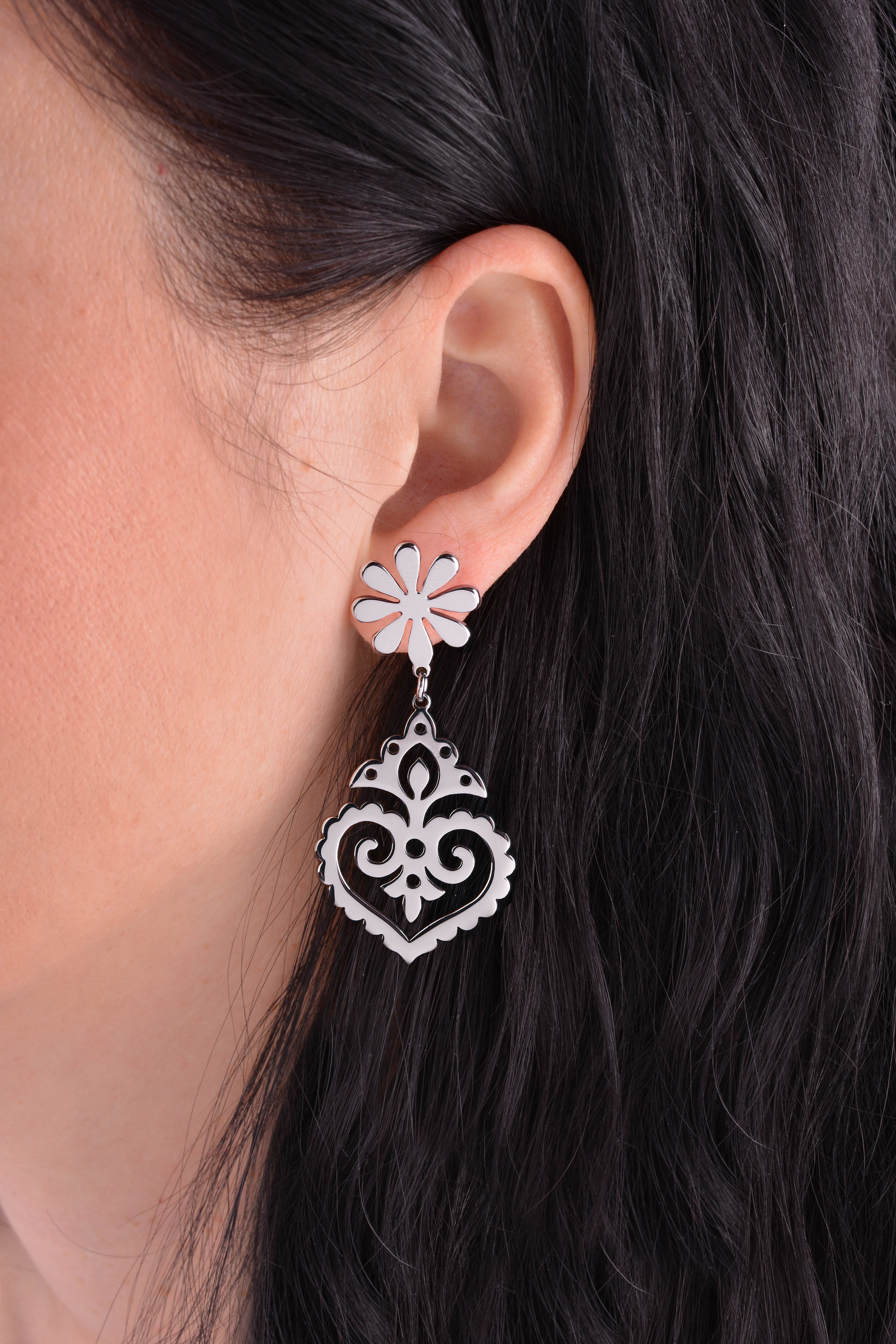 Náušnice Trakovice 3 - srdce