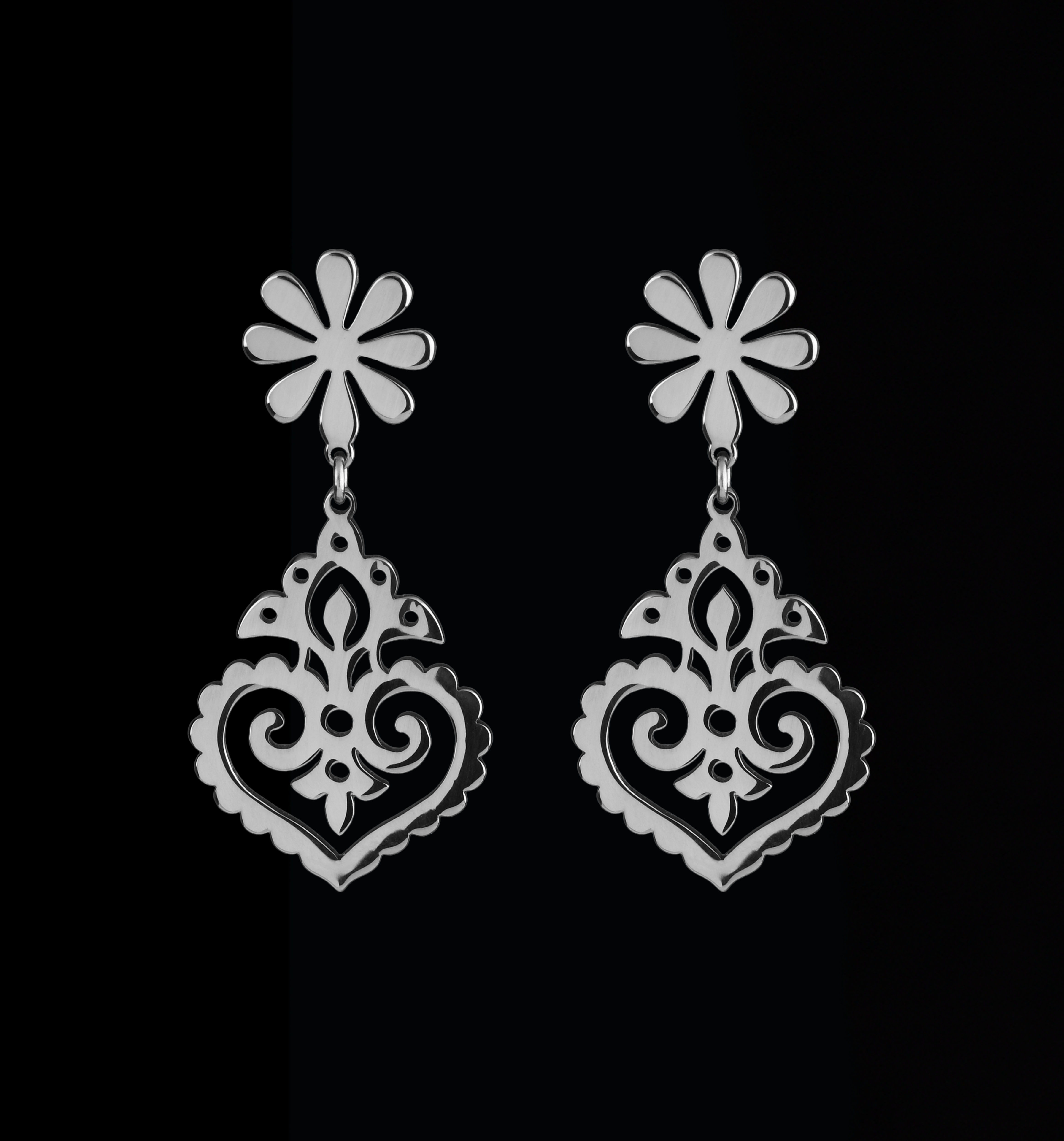 Náušnice Trakovice 3 - srdce