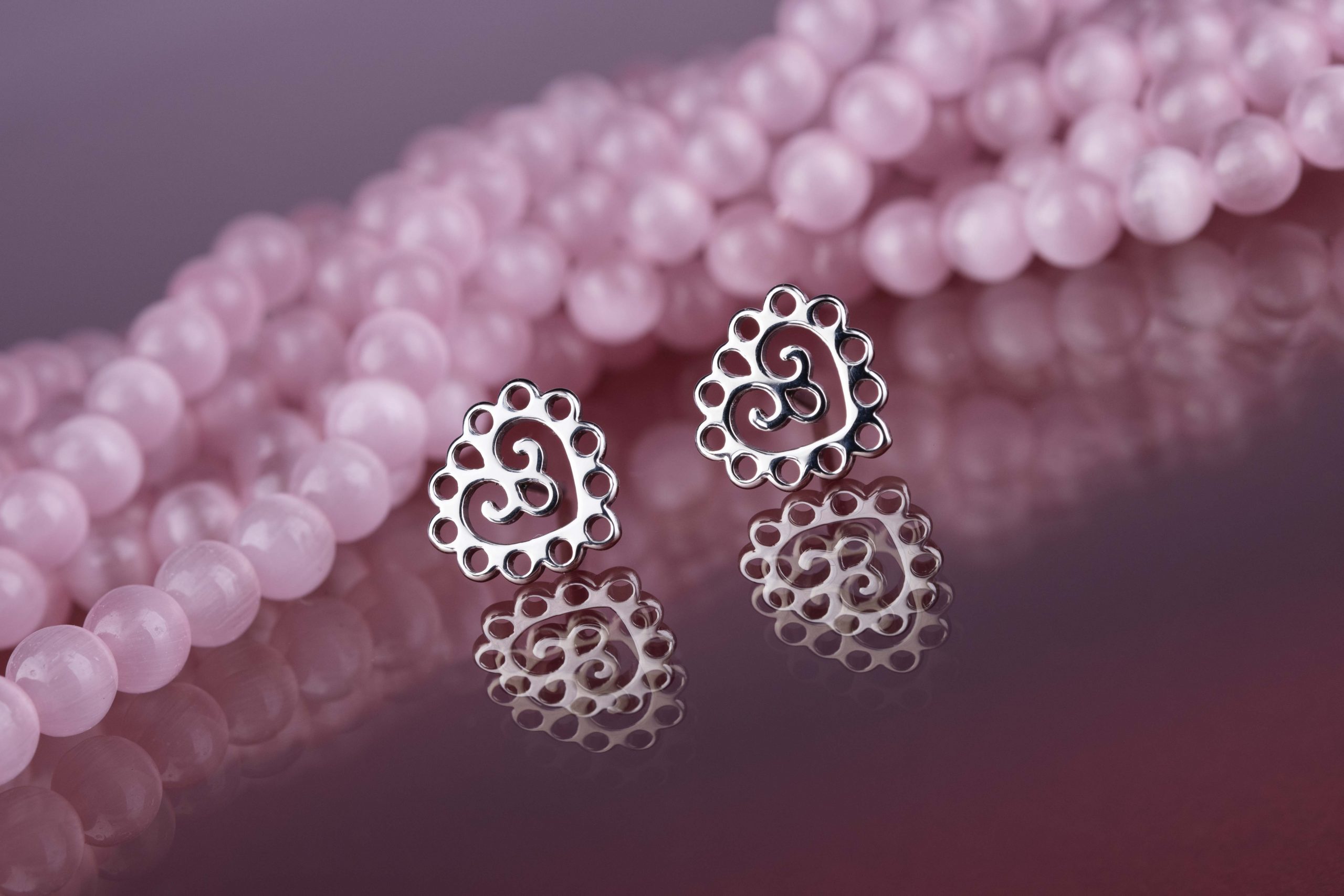 Napichovacie náušnice srdiečka mini