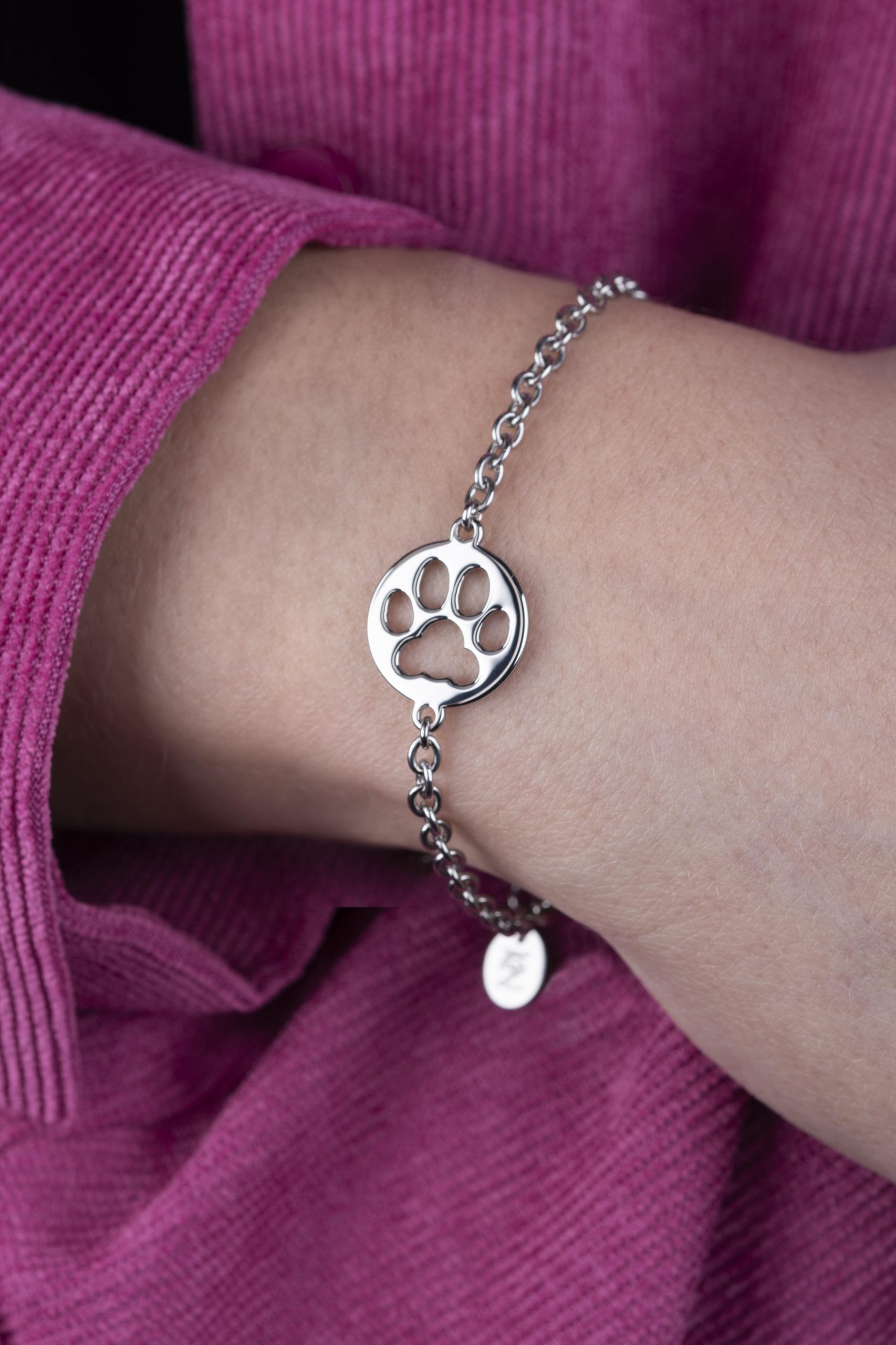 Náramok Labka mačka Izabela - retiazka