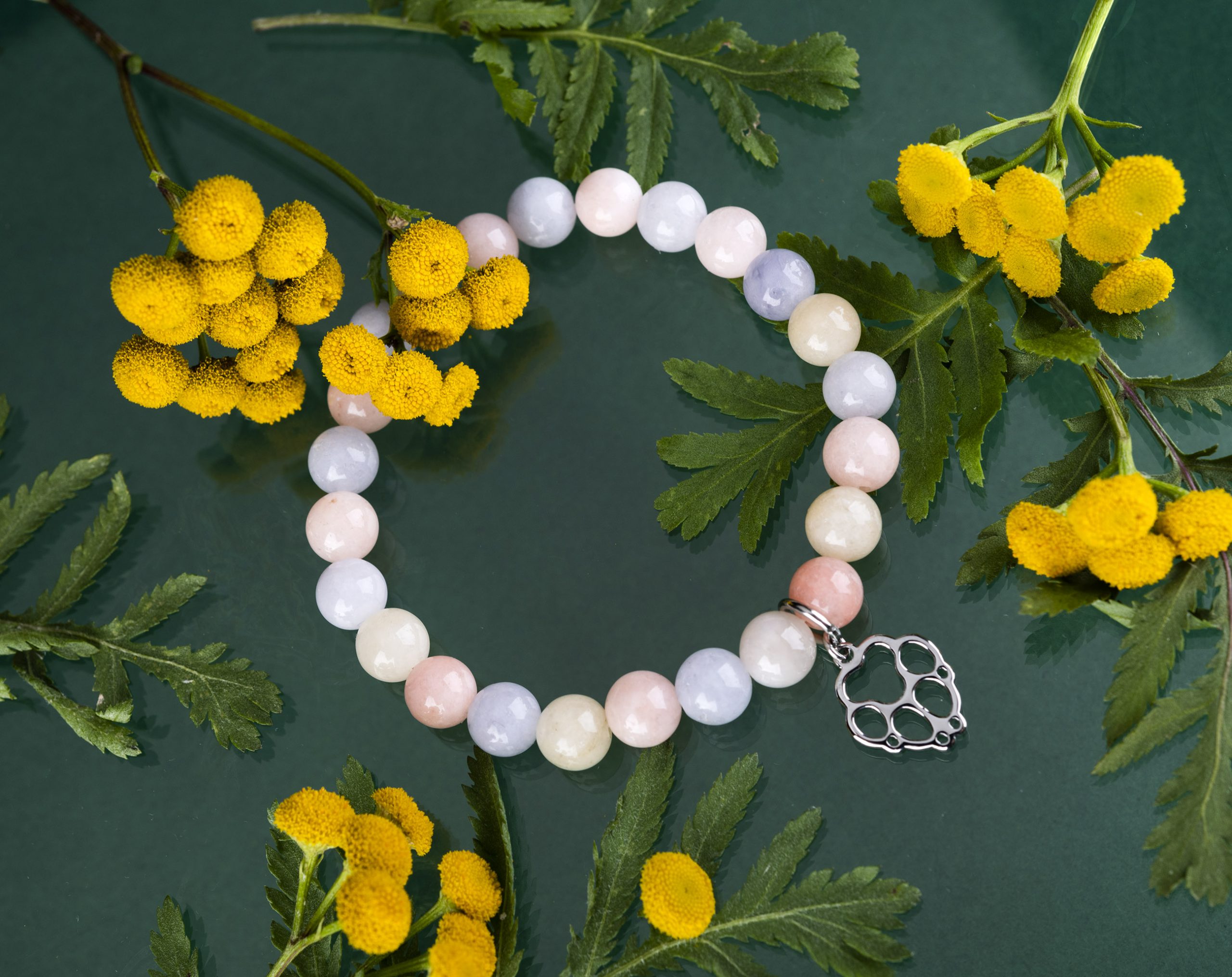 Náramok Labka pes Cami (na výber sú rôzne kamene)