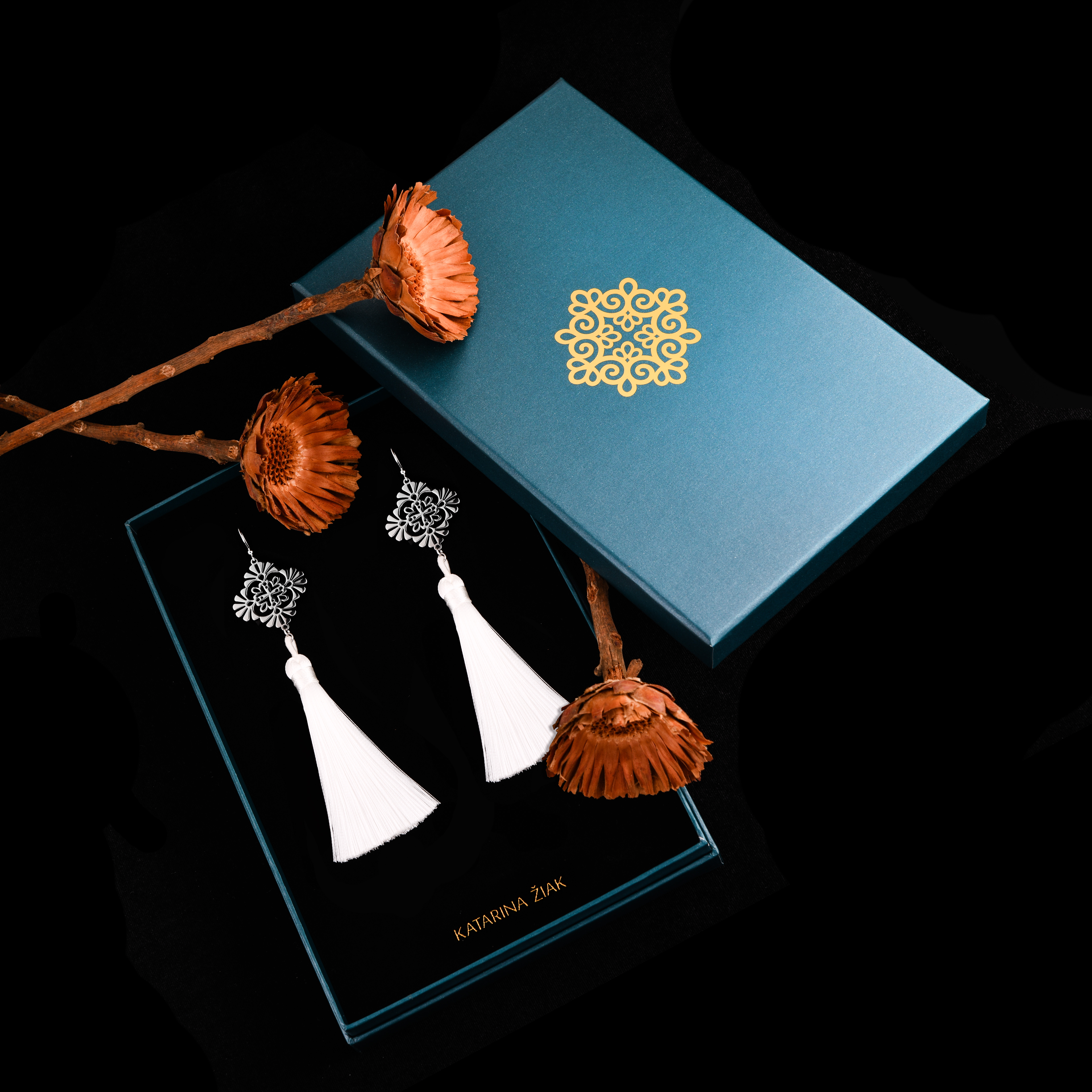 Náušnice Trakovice 2 - strapce