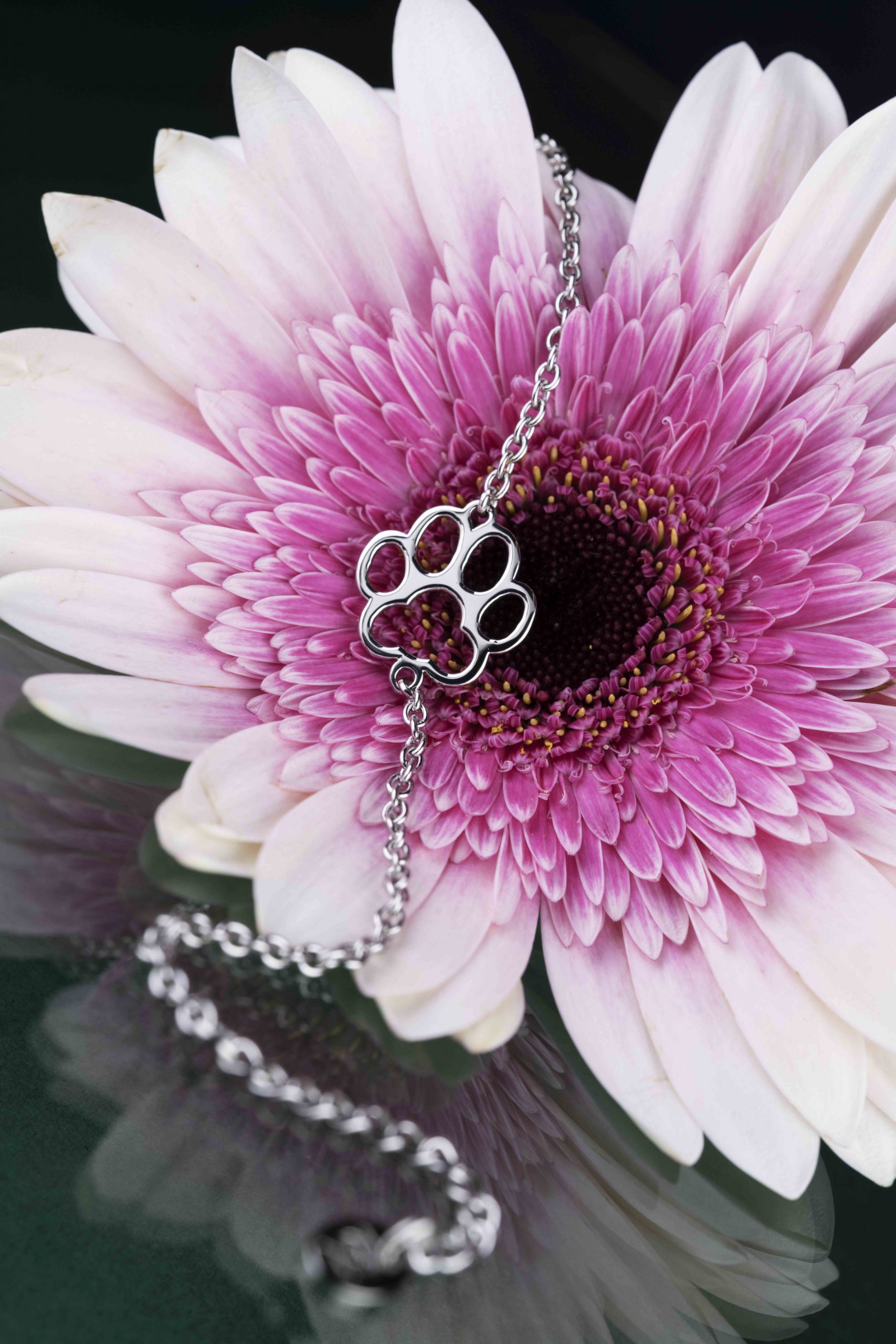 Náramok Labka mačka Izi 2 - retiazka