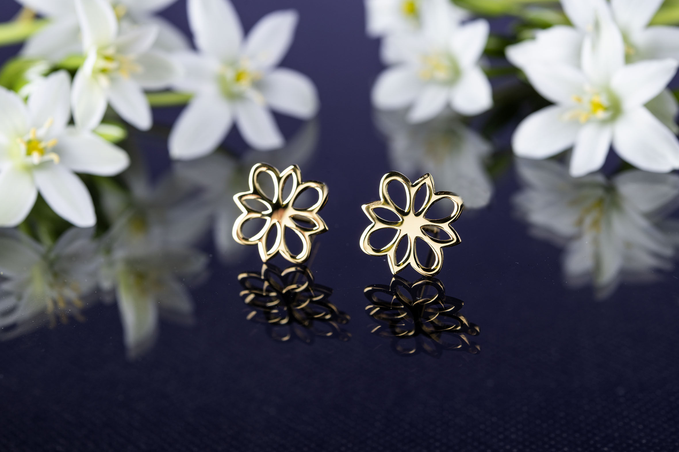 Napichovacie náušnice cíferský ornament