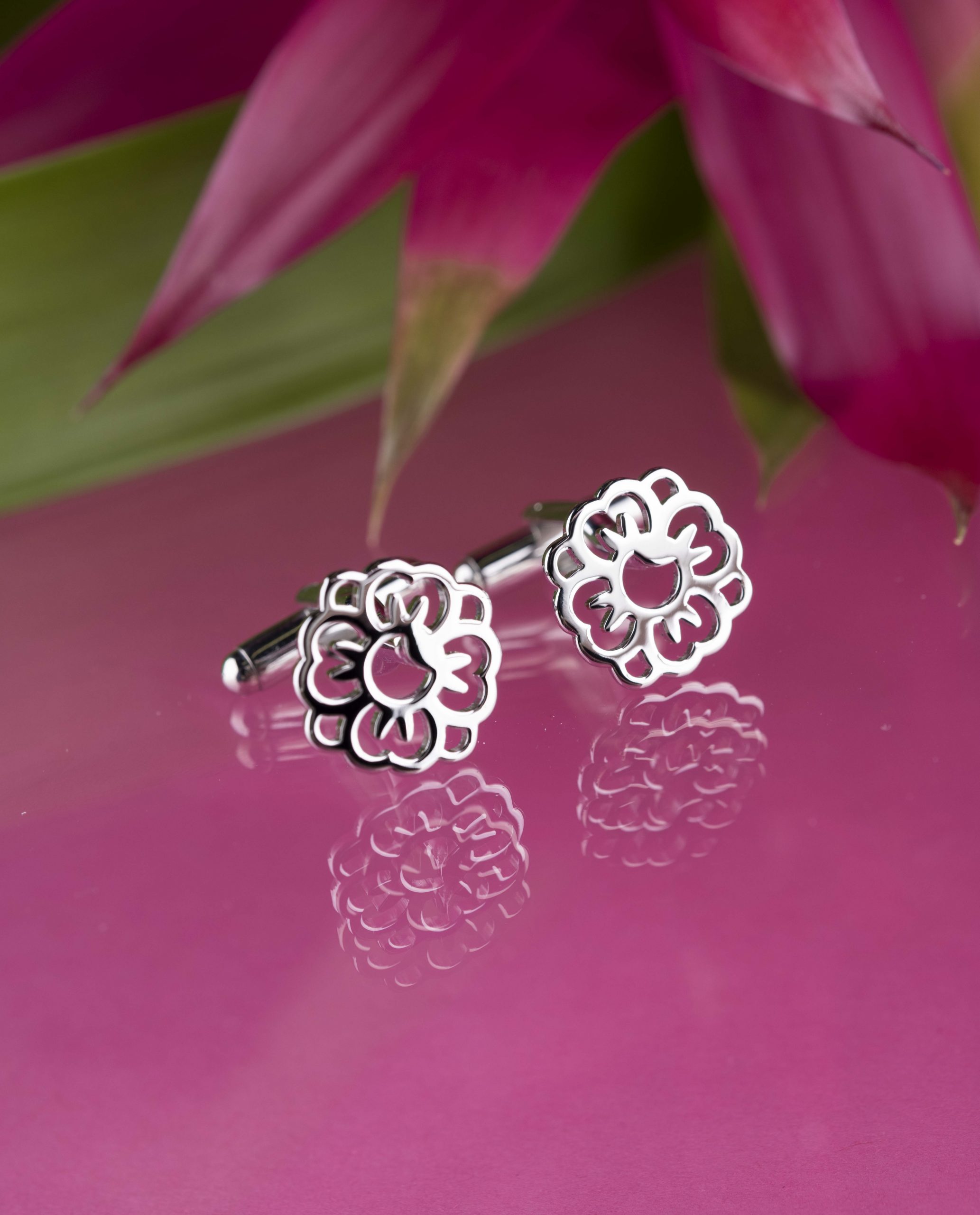 Modrotlač nezábudka - manžetové gombíky