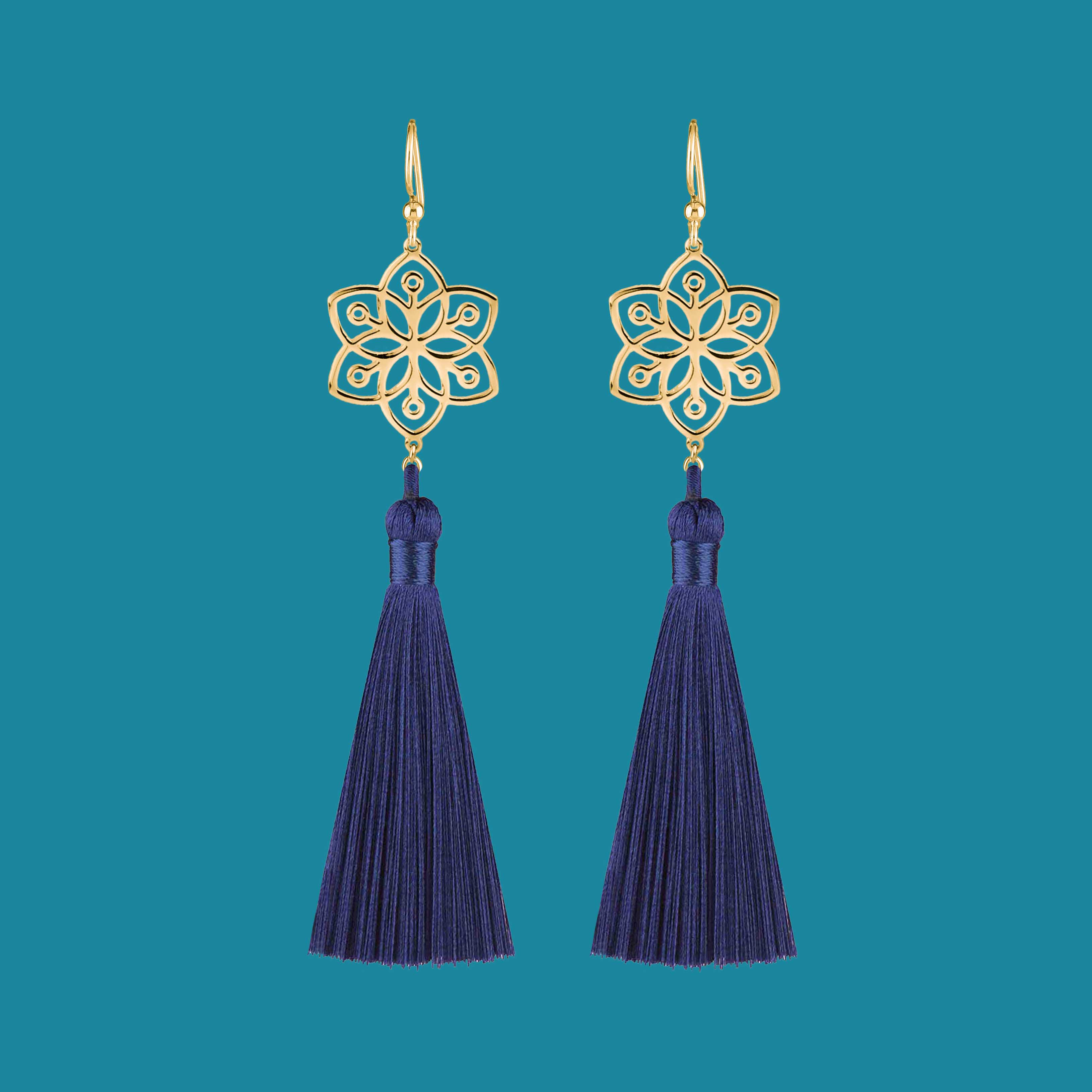 Náušnice Kvet života 4 - strapce