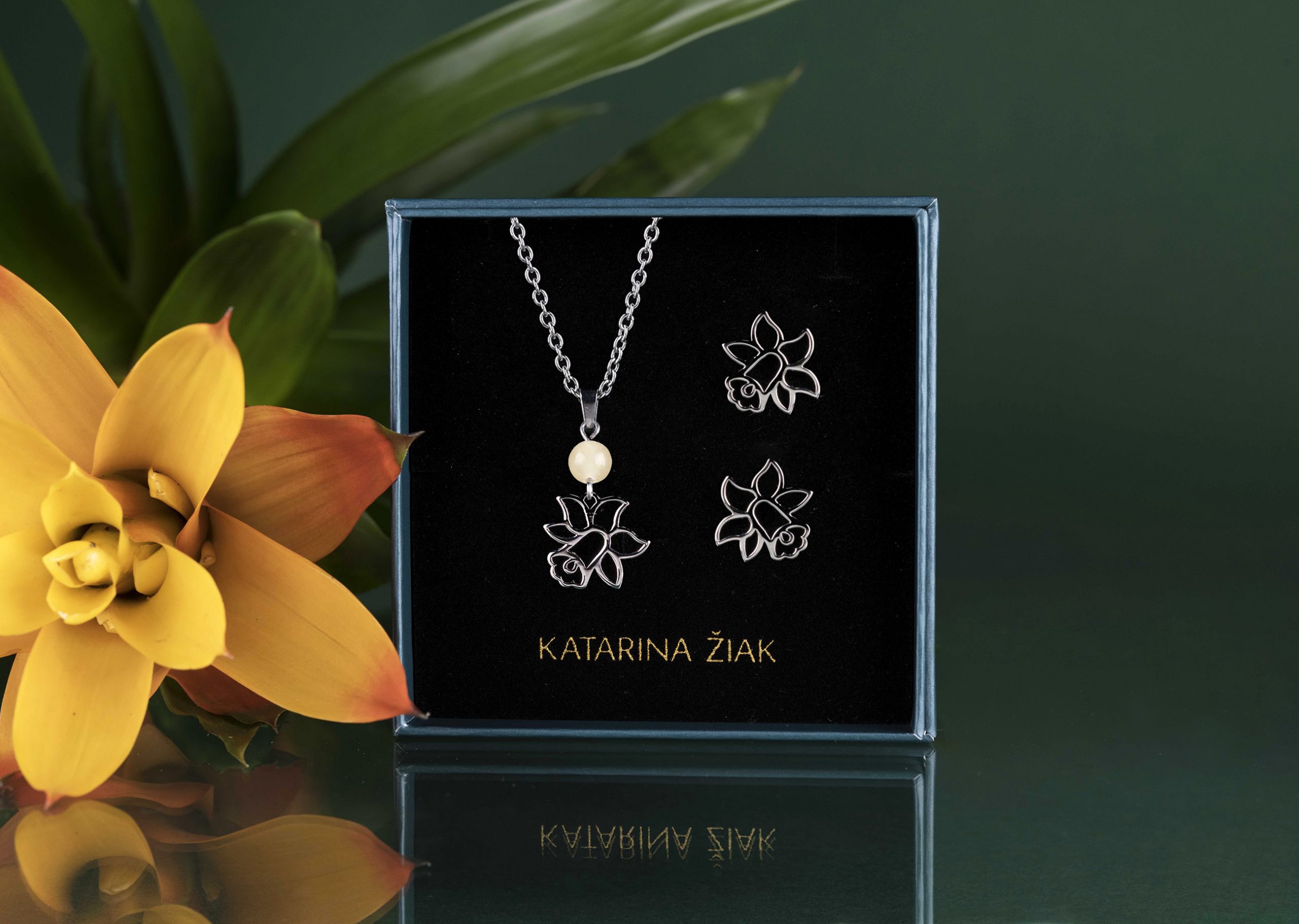 Set šperkov narcis 1