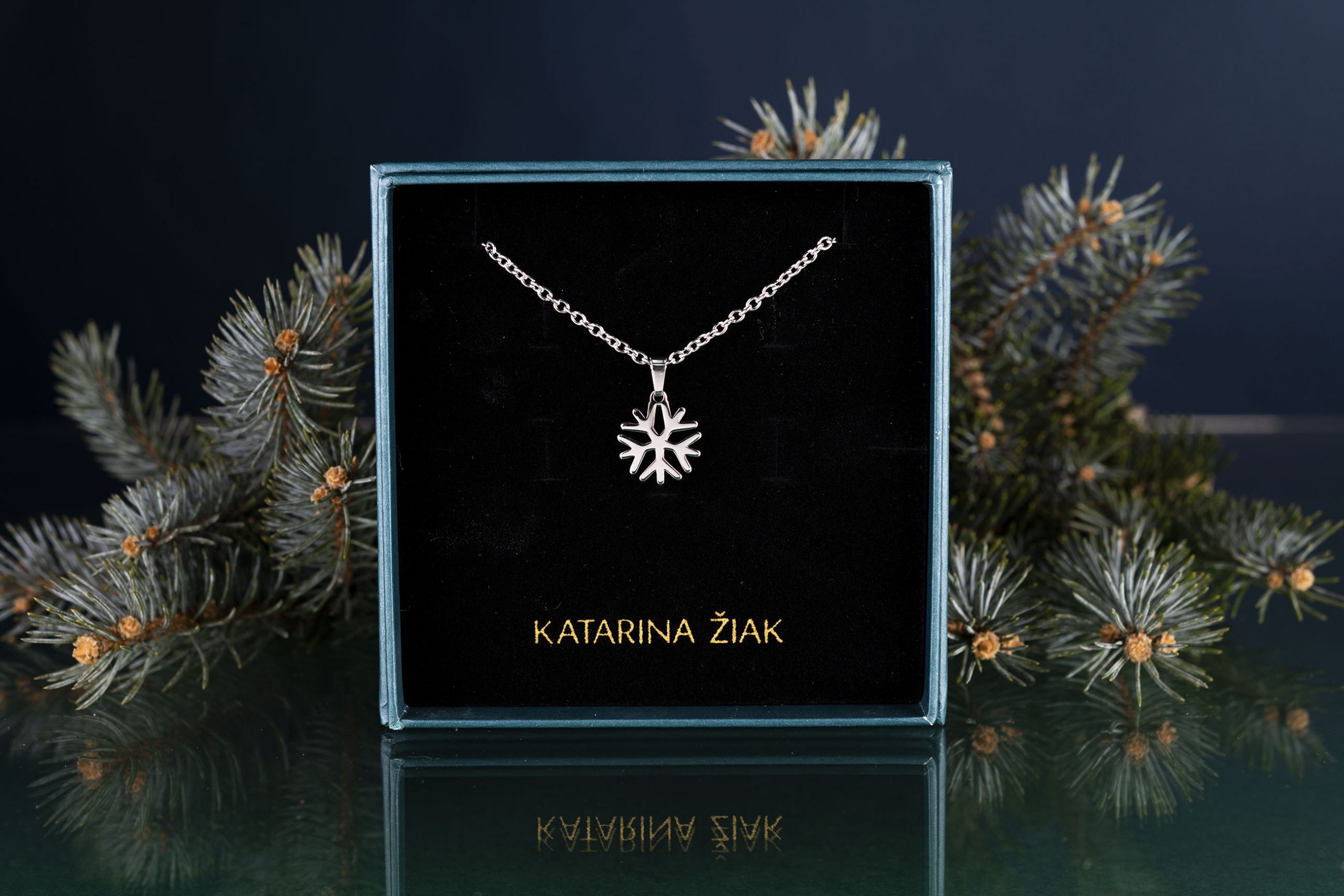 Prívesok snehová vločka 1 mini