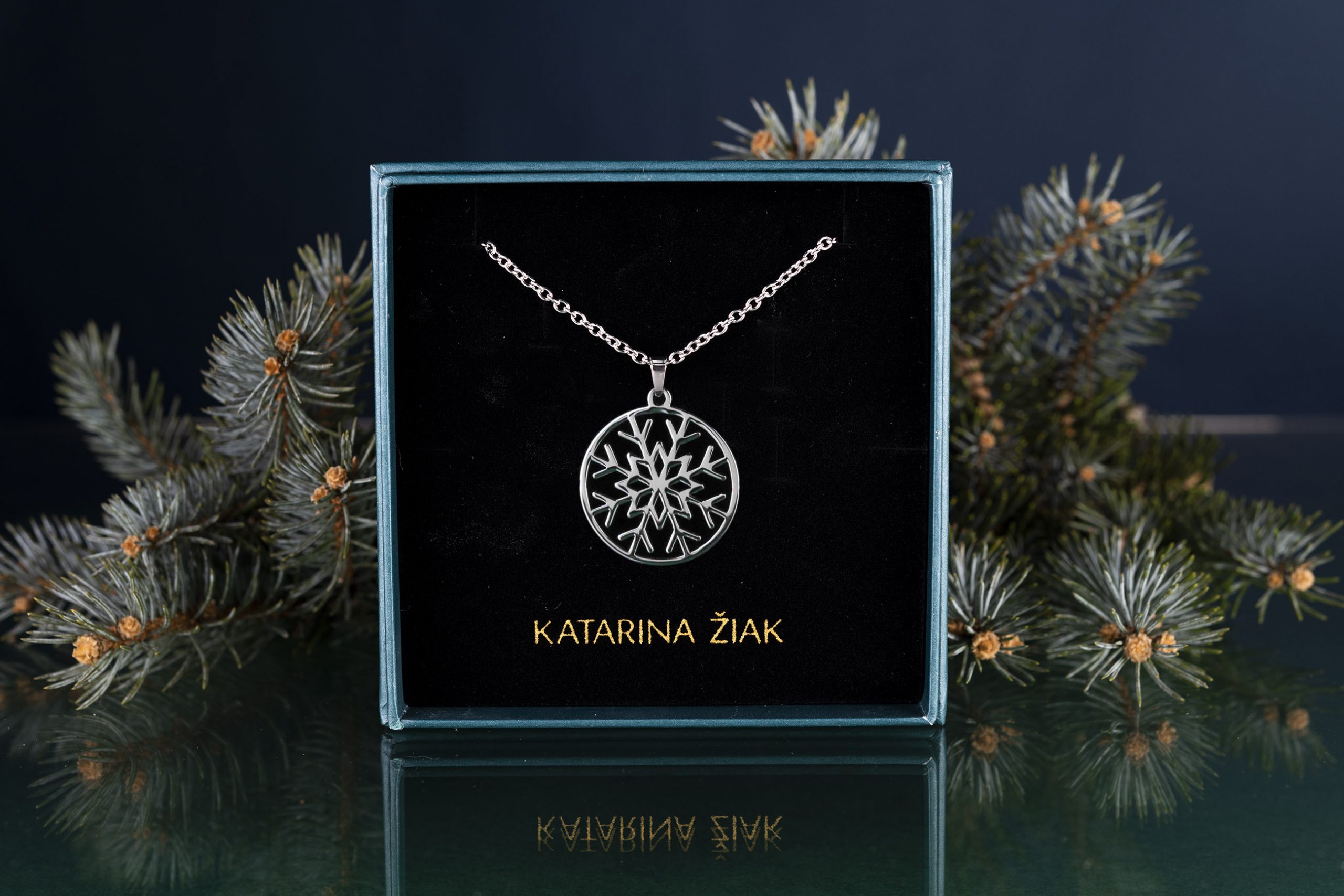 Prívesok snehová vločka 2cm -1