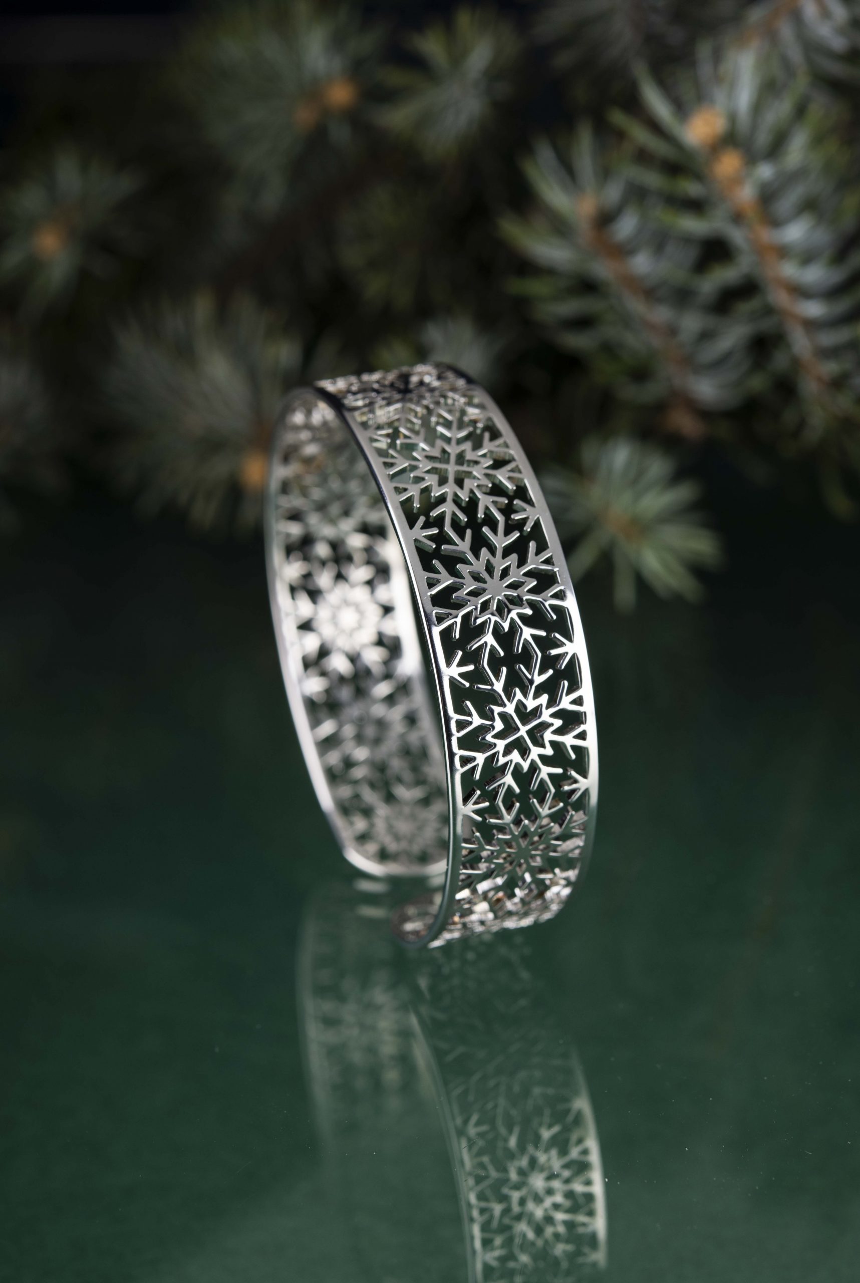 Náramok snehová vločka ornament 1 - pás