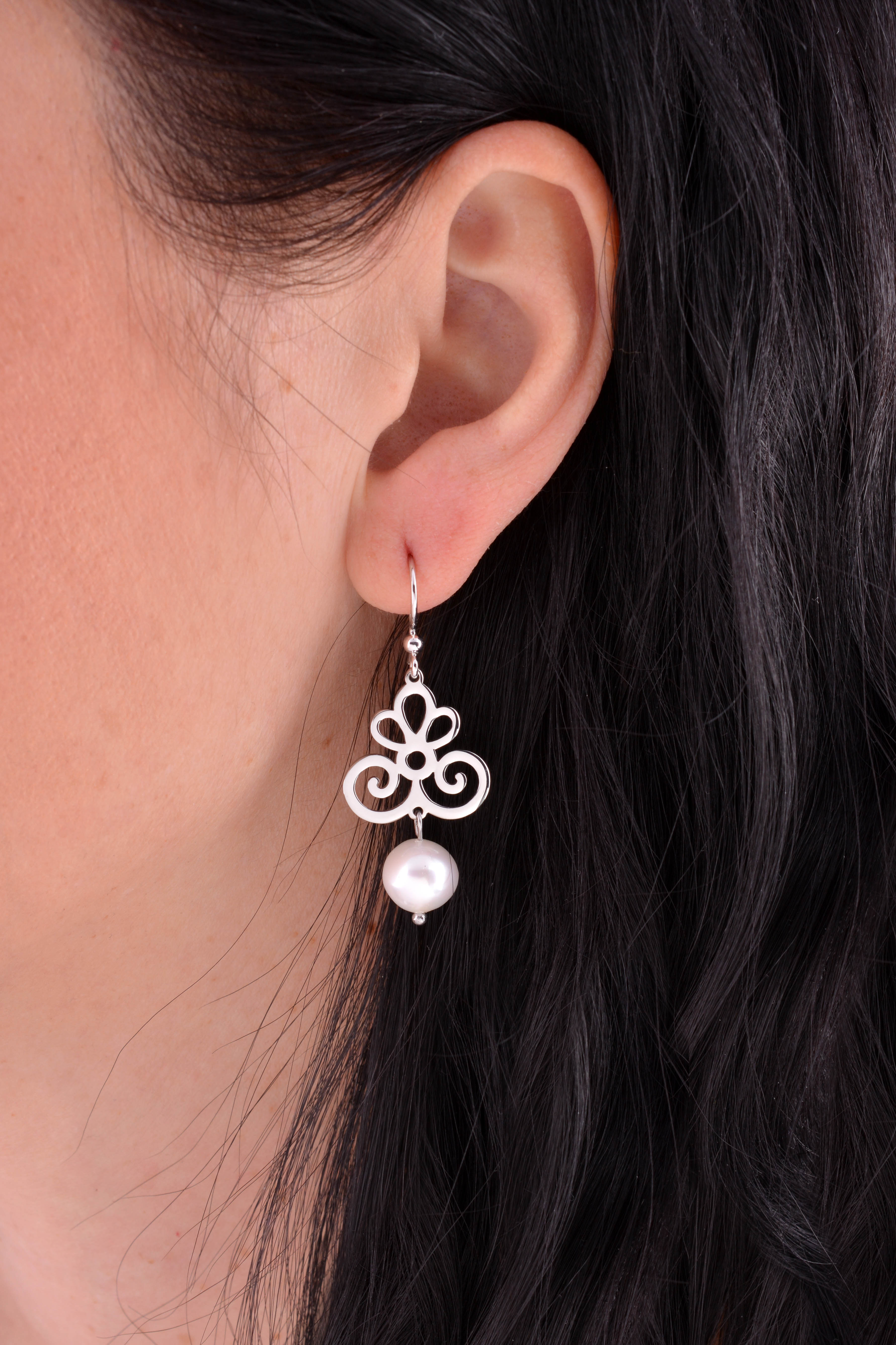 Náušnice Ornamentika - perla