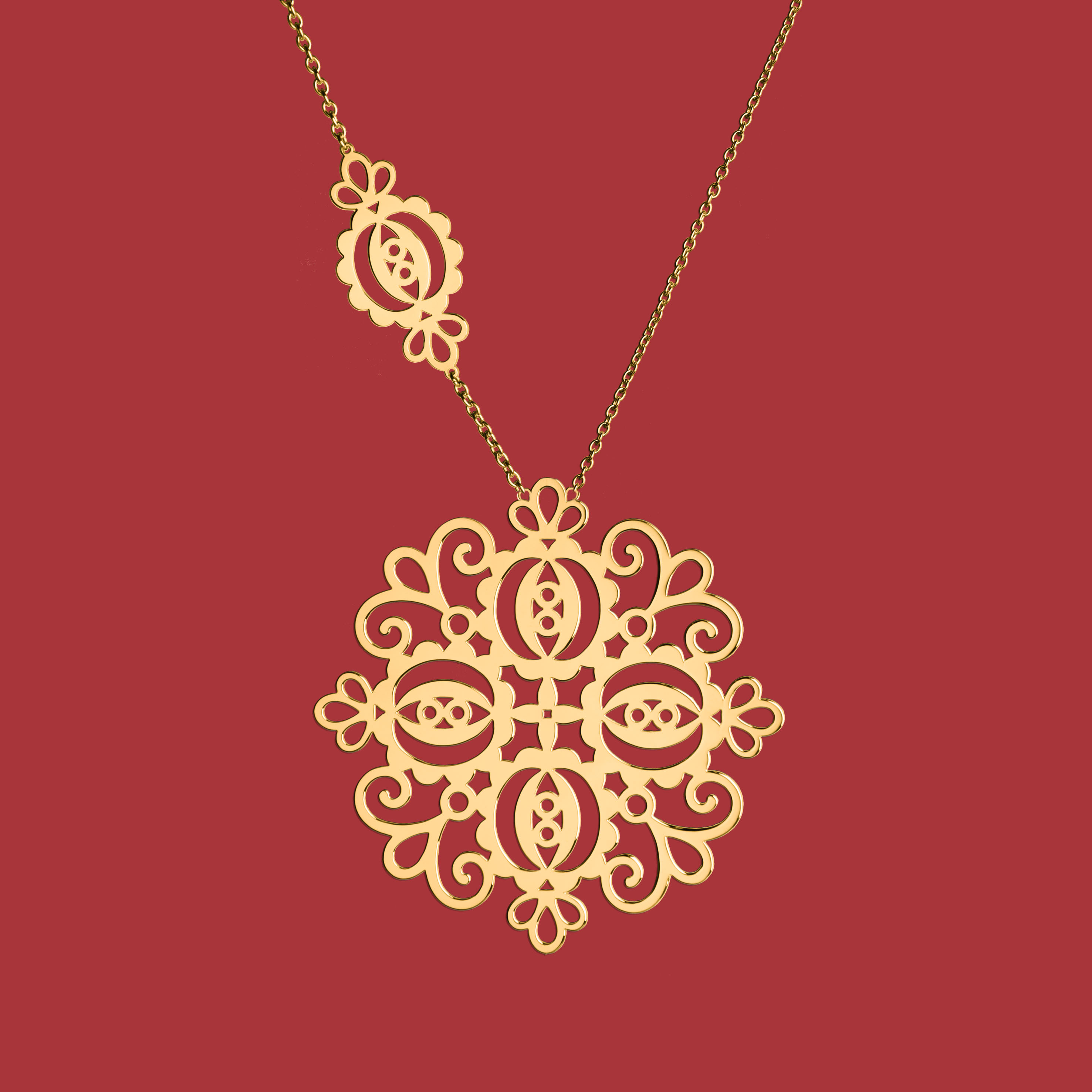 Náhrdelník Ornamentika - jabĺčka