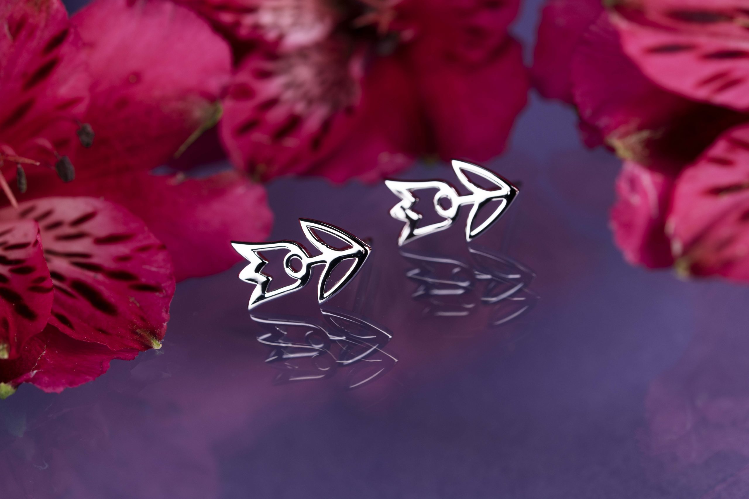 Napichovacie náušnice zvonček Polomka