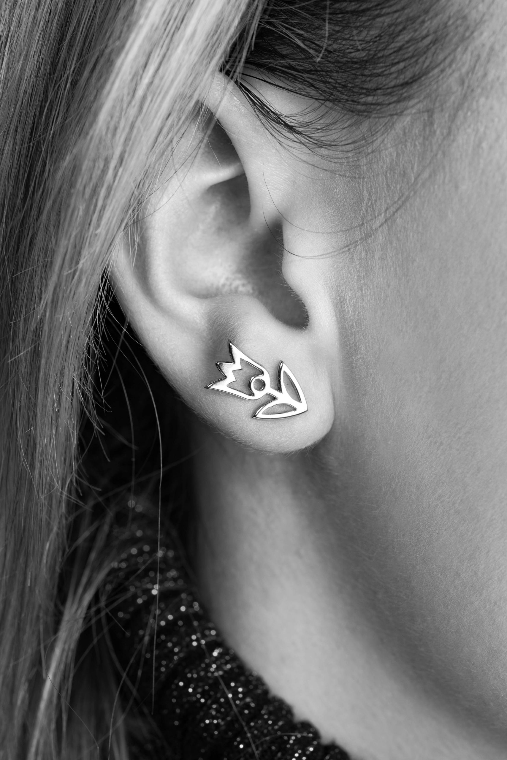 Napichovacie náušnice zvonček Polomka