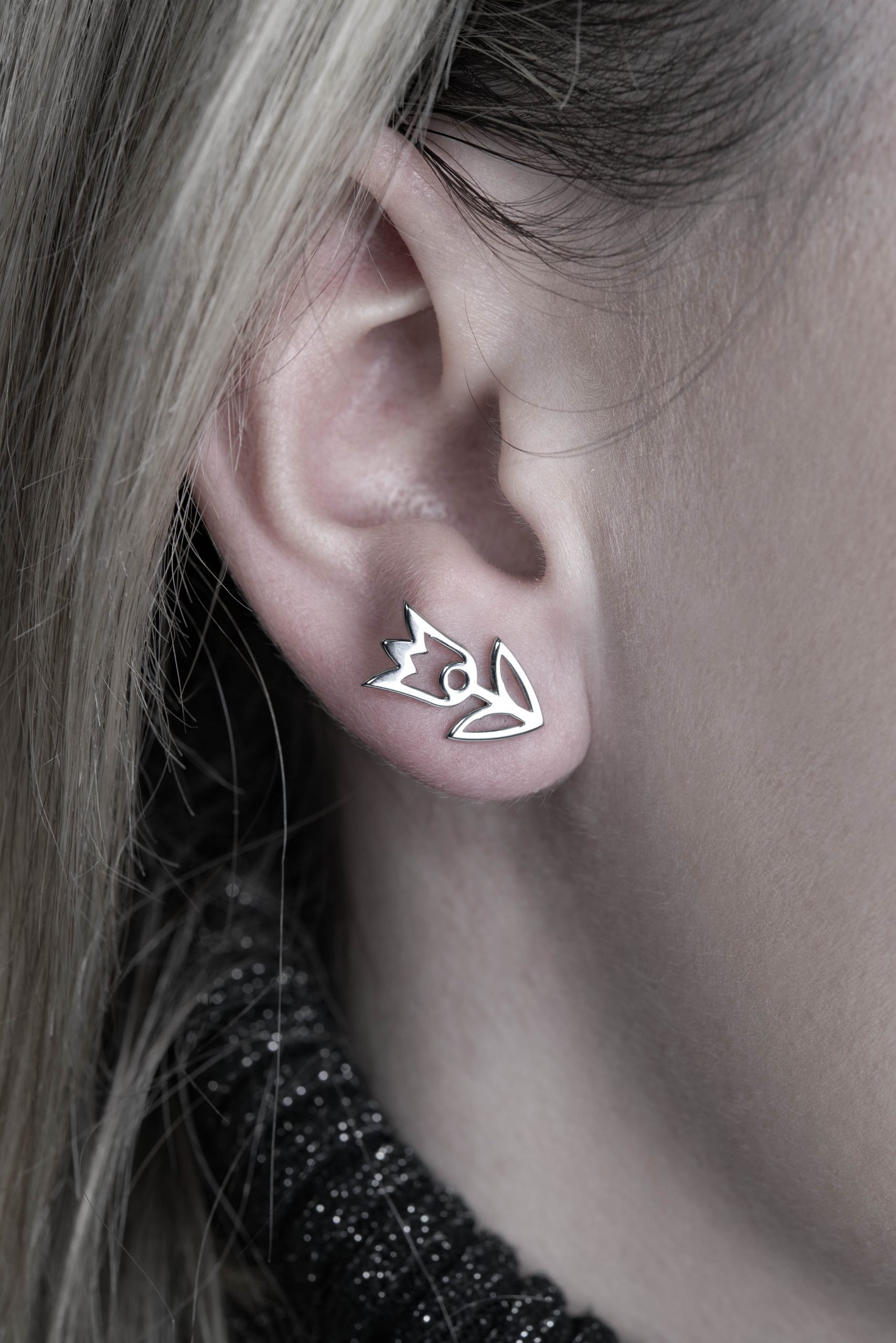 Napichovacie náušnice zvonček Polomka