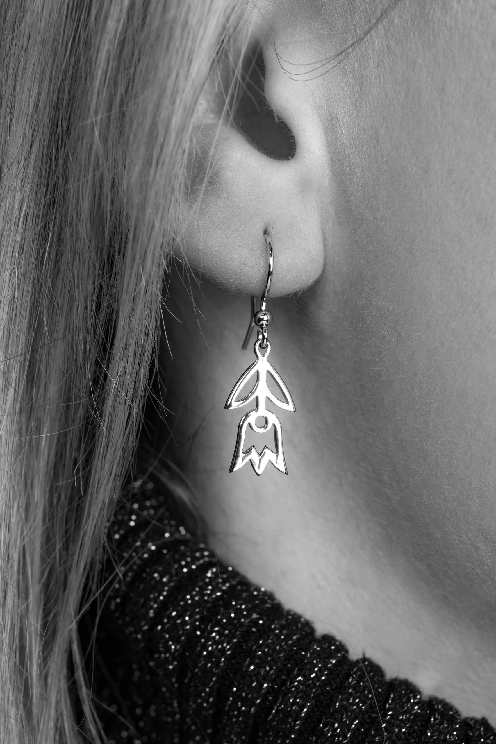 Náušnice zvonček Polomka