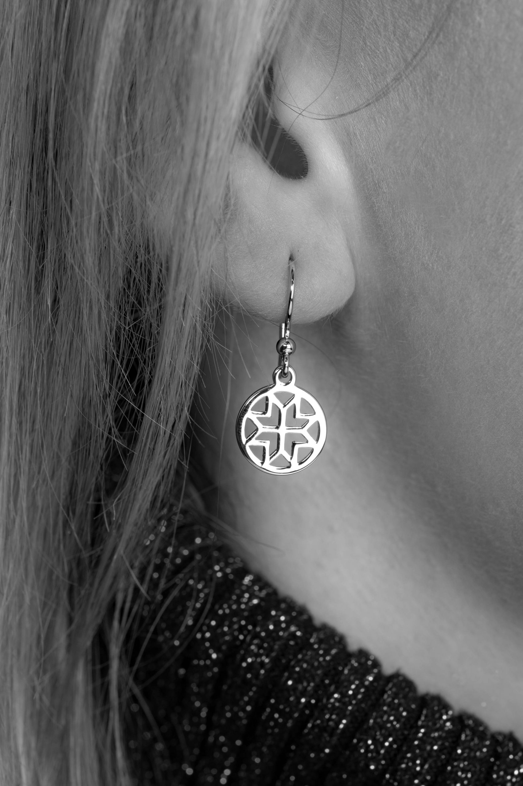 Náušnice kruh hviezda – Pohorela 2