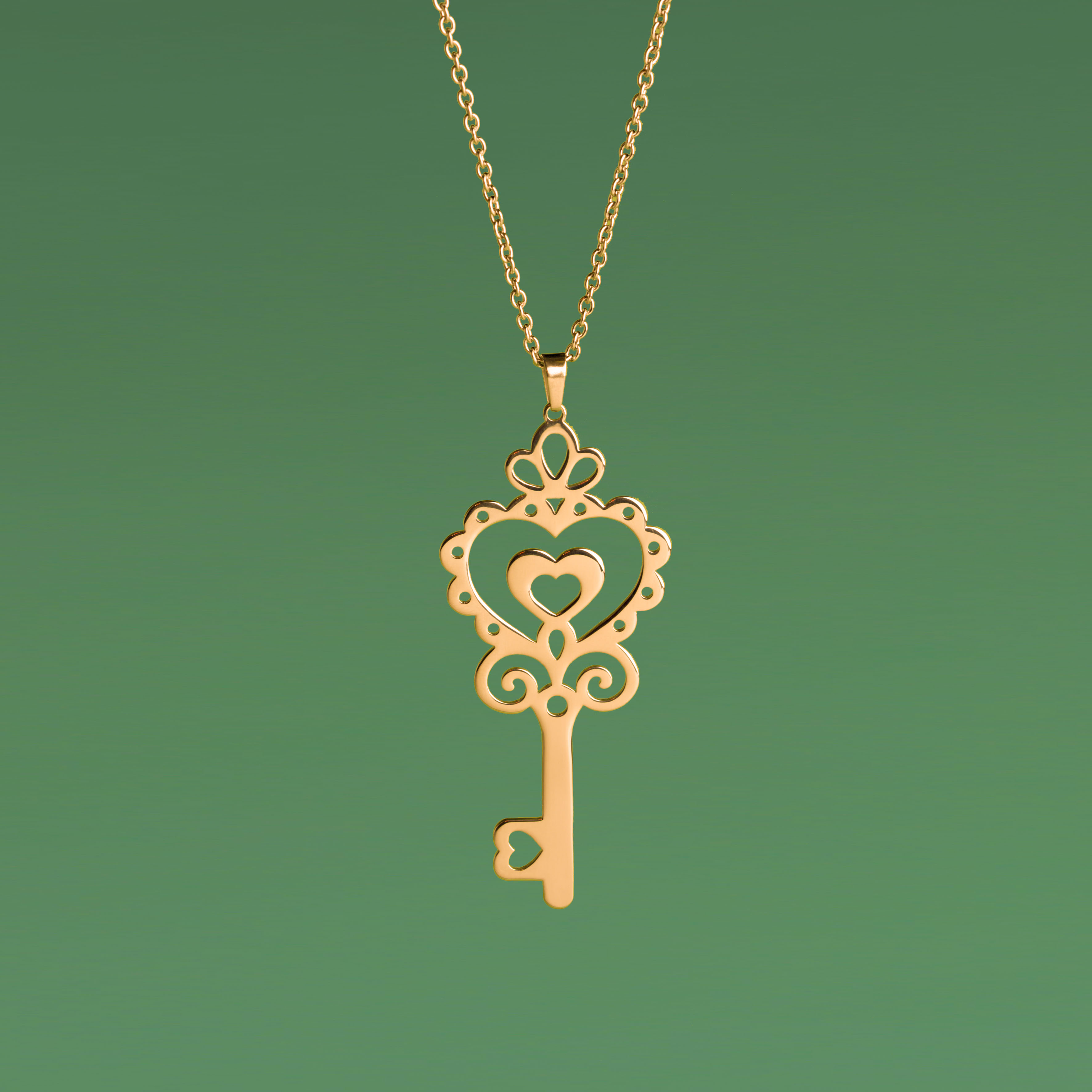 Prívesok kľúč spomienok srdce 2