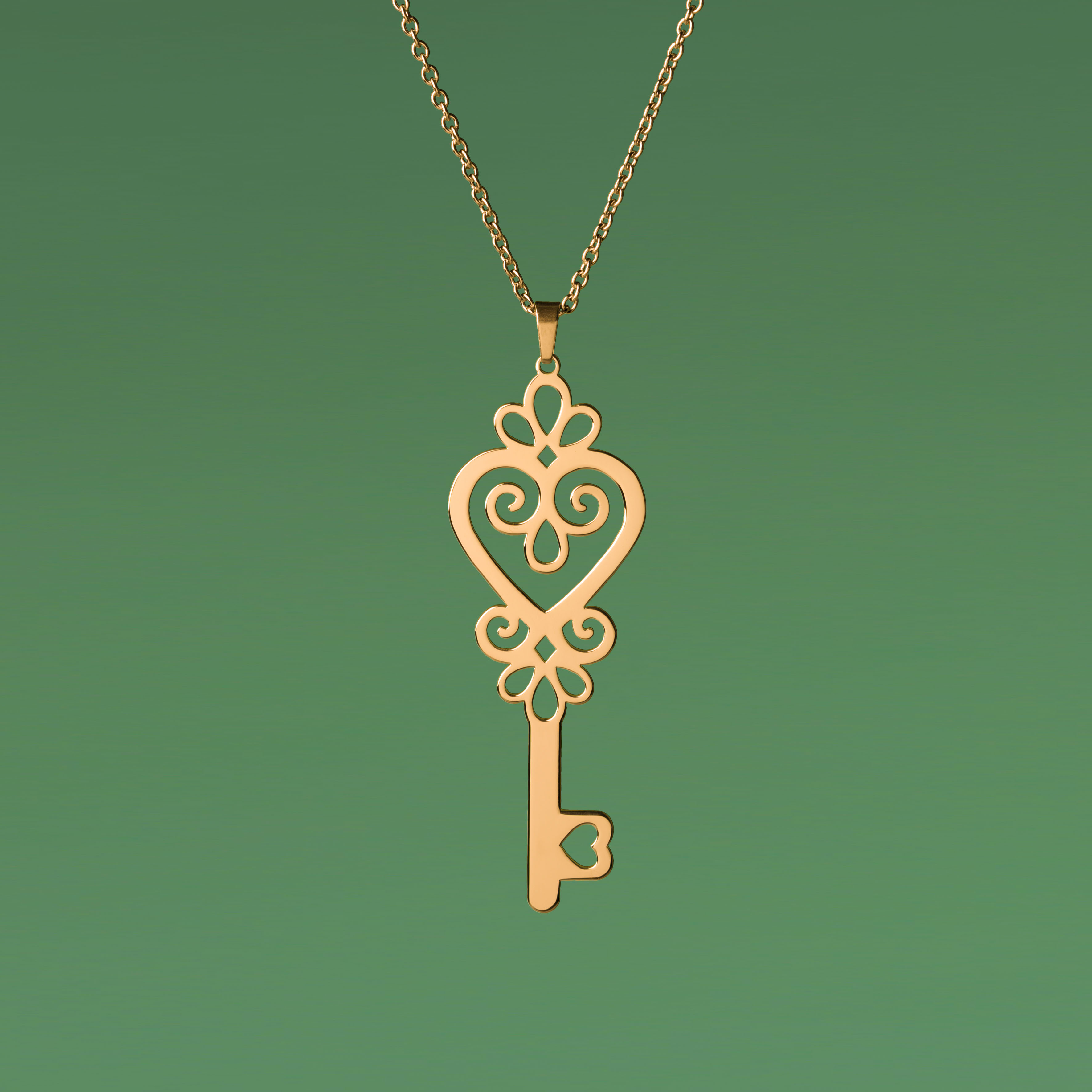 Prívesok kľúč spomienok srdce 1