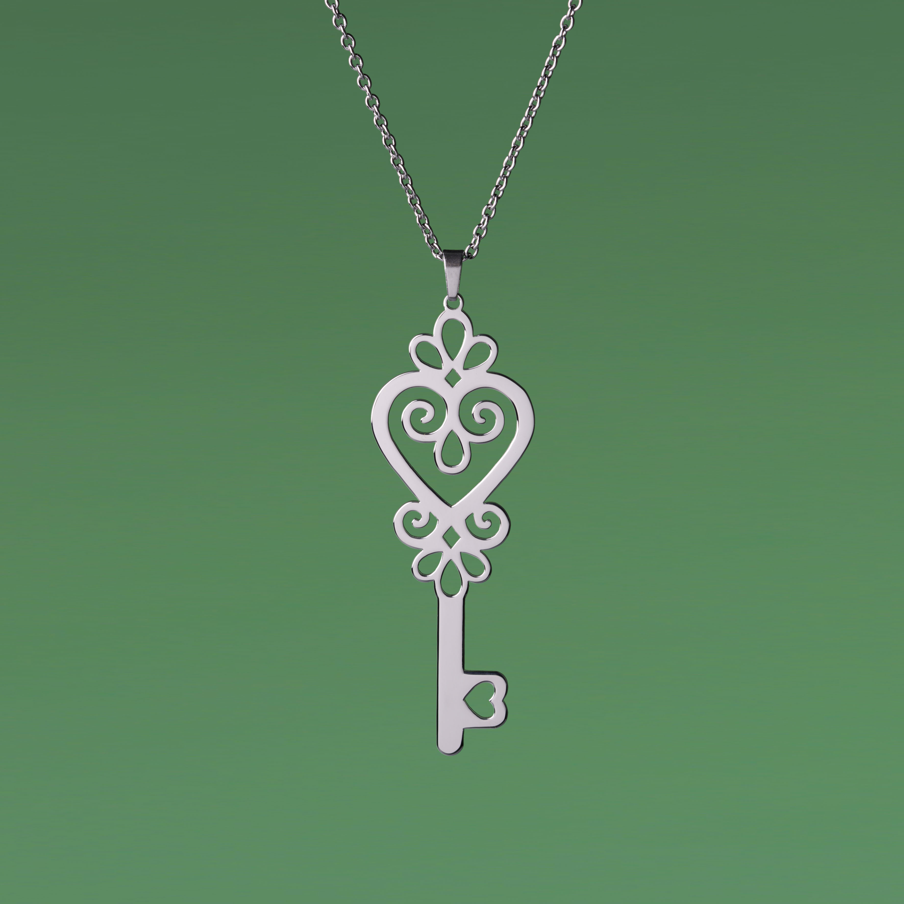 Prívesok kľúč spomienok srdce 1