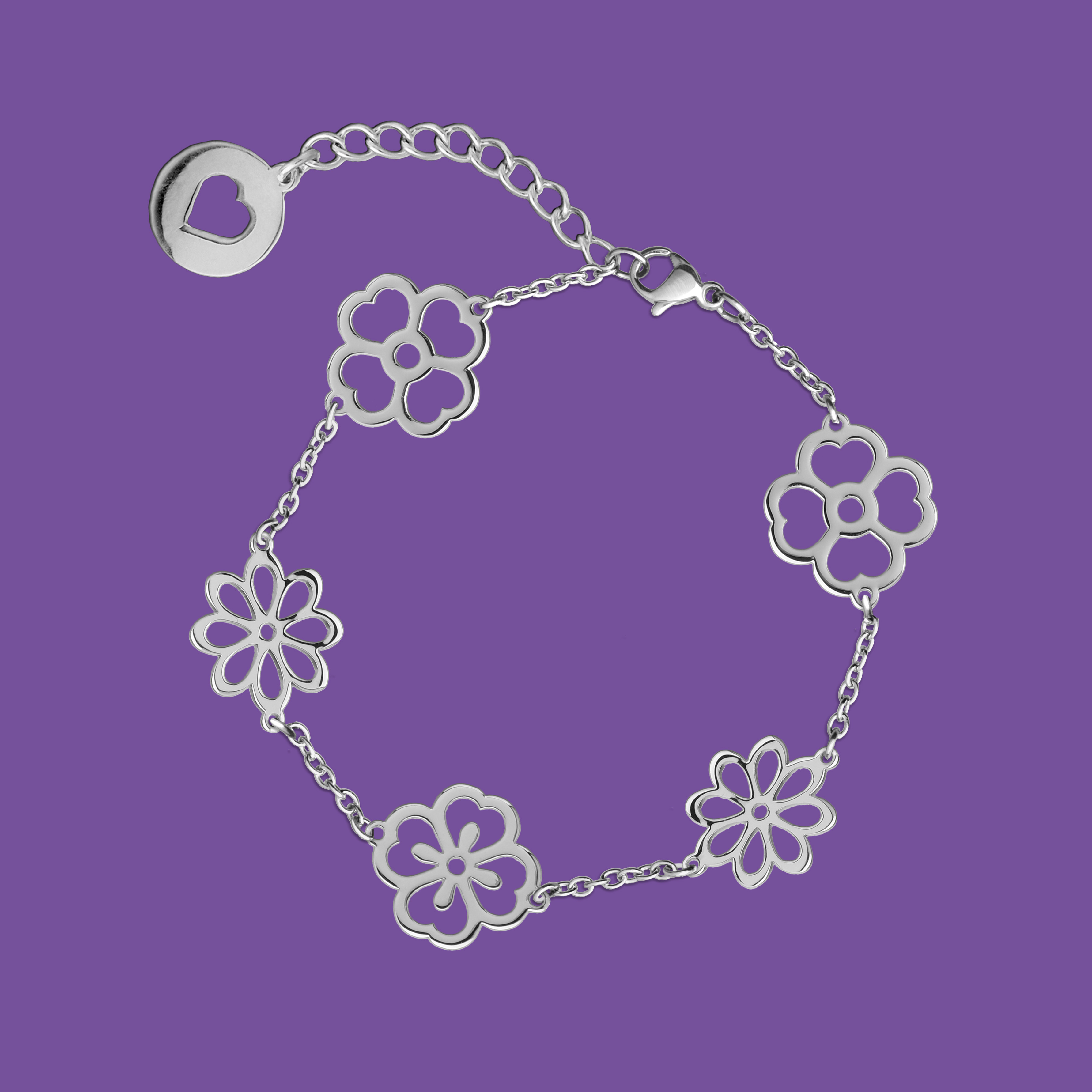 Náramok - folk kvietky