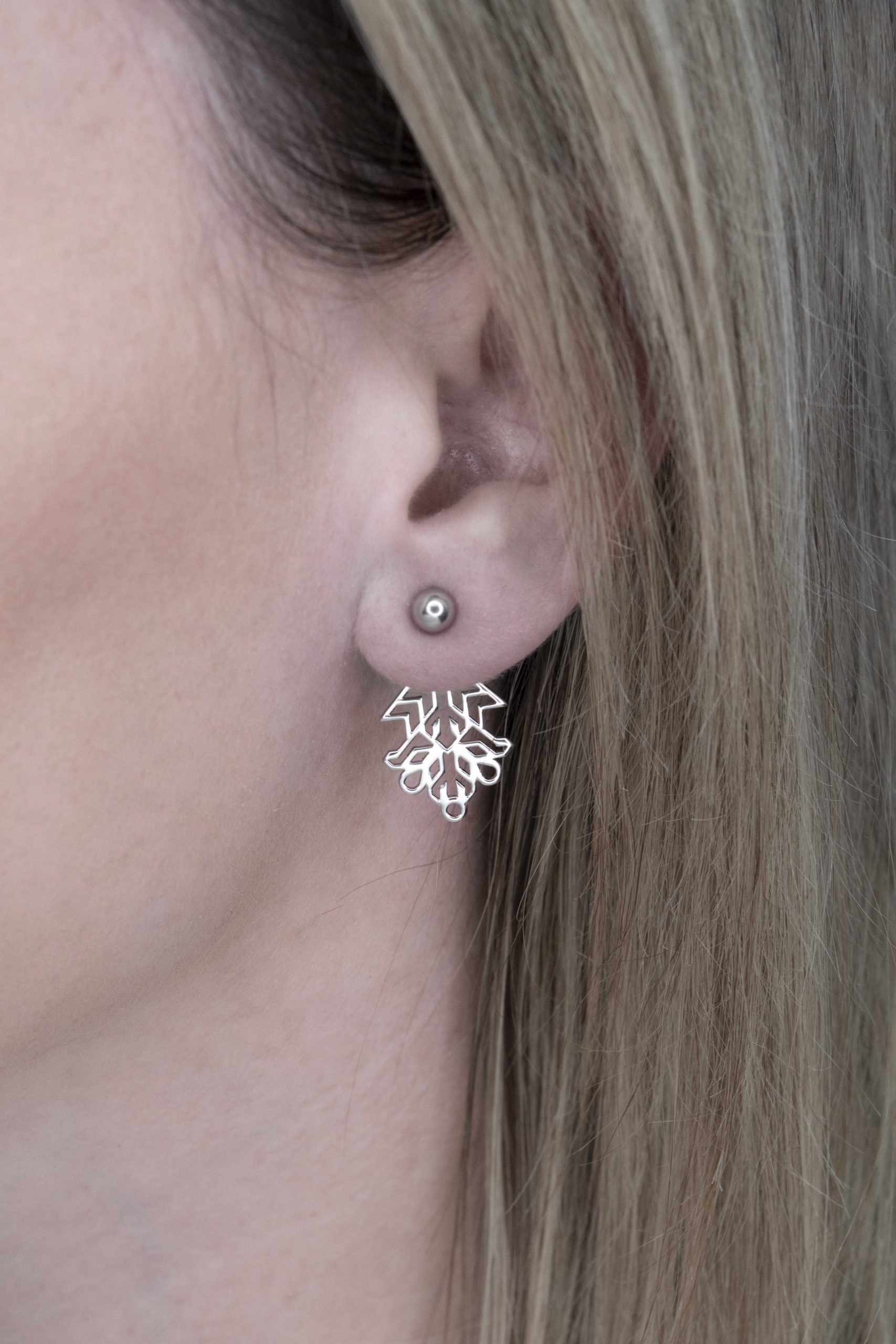 Záušnice Pohorelá ornament - malý vejárik