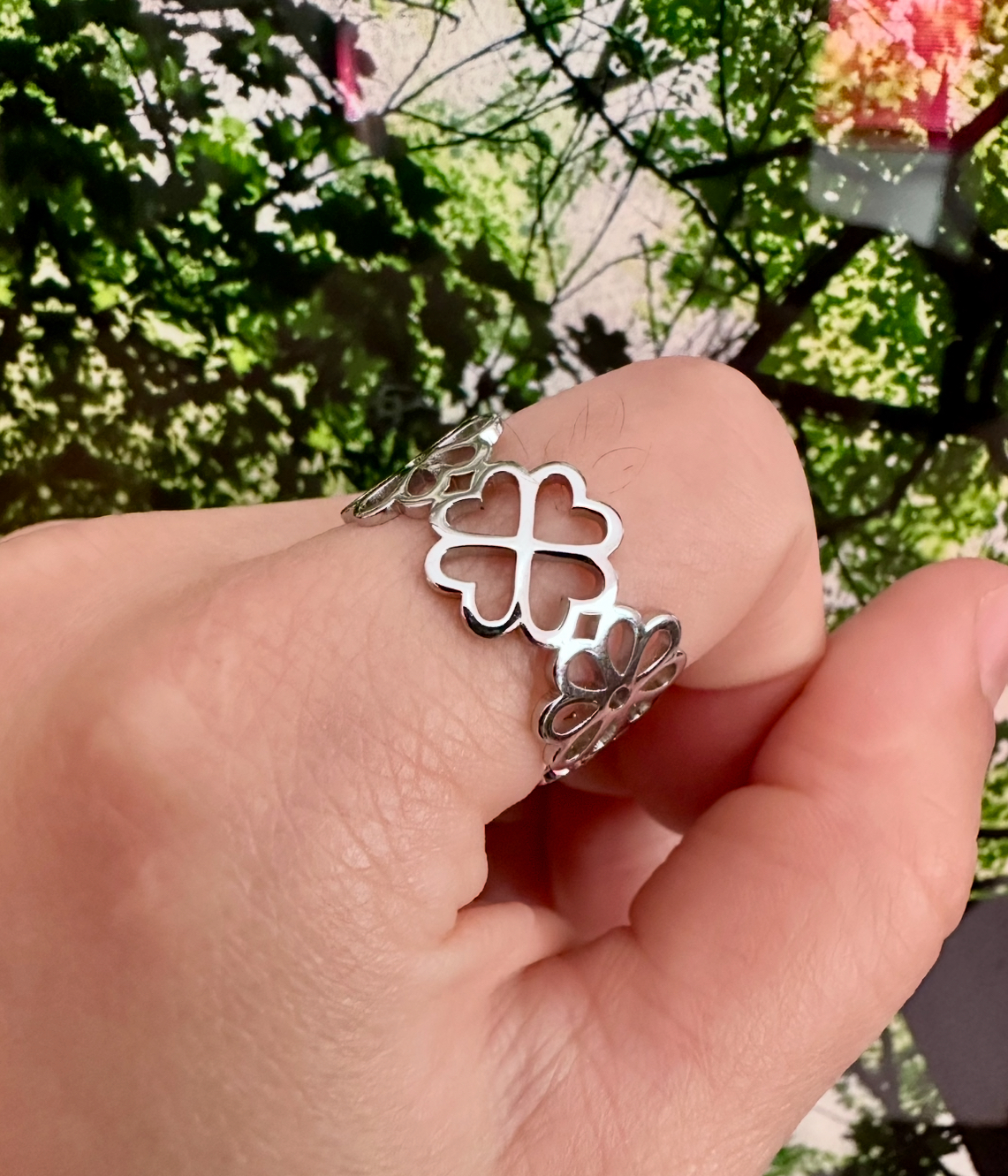 Prsteň Závadka kvietky - pás