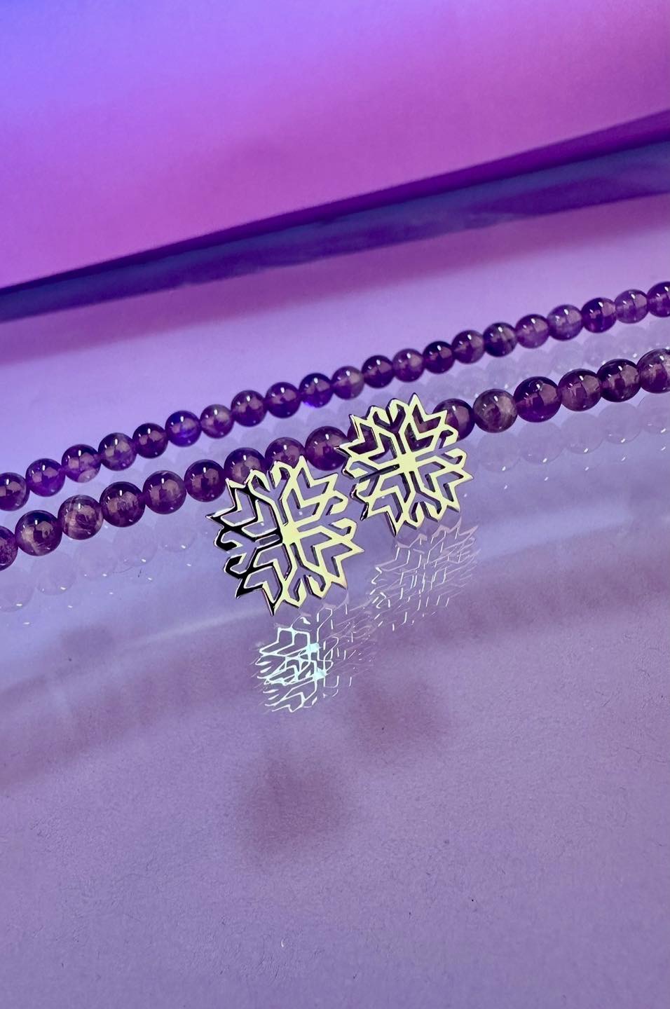 Napichovacie náušnice Pohorelá štvorec 3