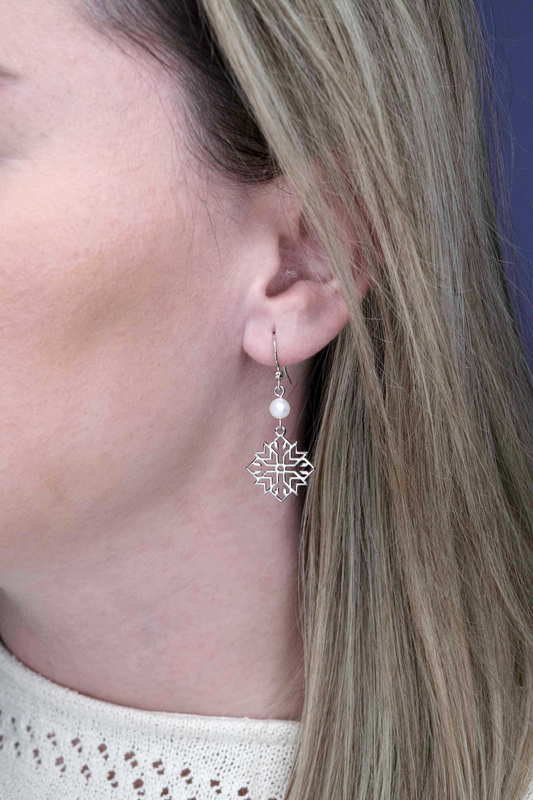 Náušnice štvorec MINI – Pohorela 3