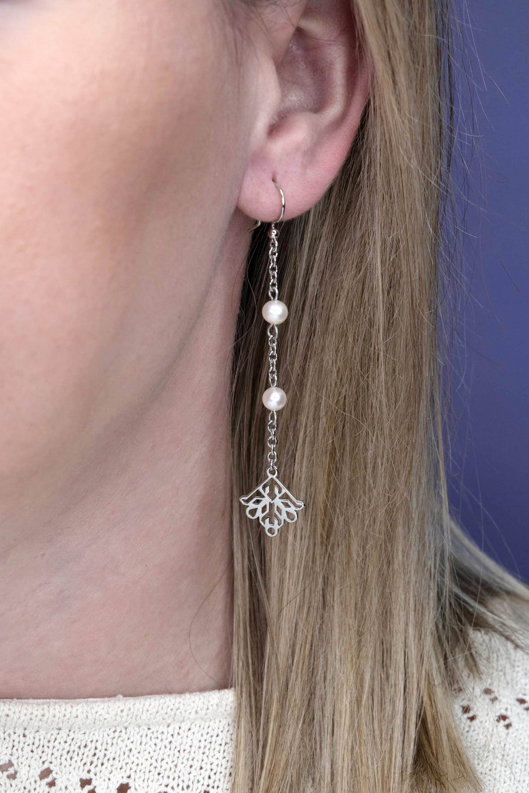 Náušnice ornament  – Pohorela 2 + retiazka