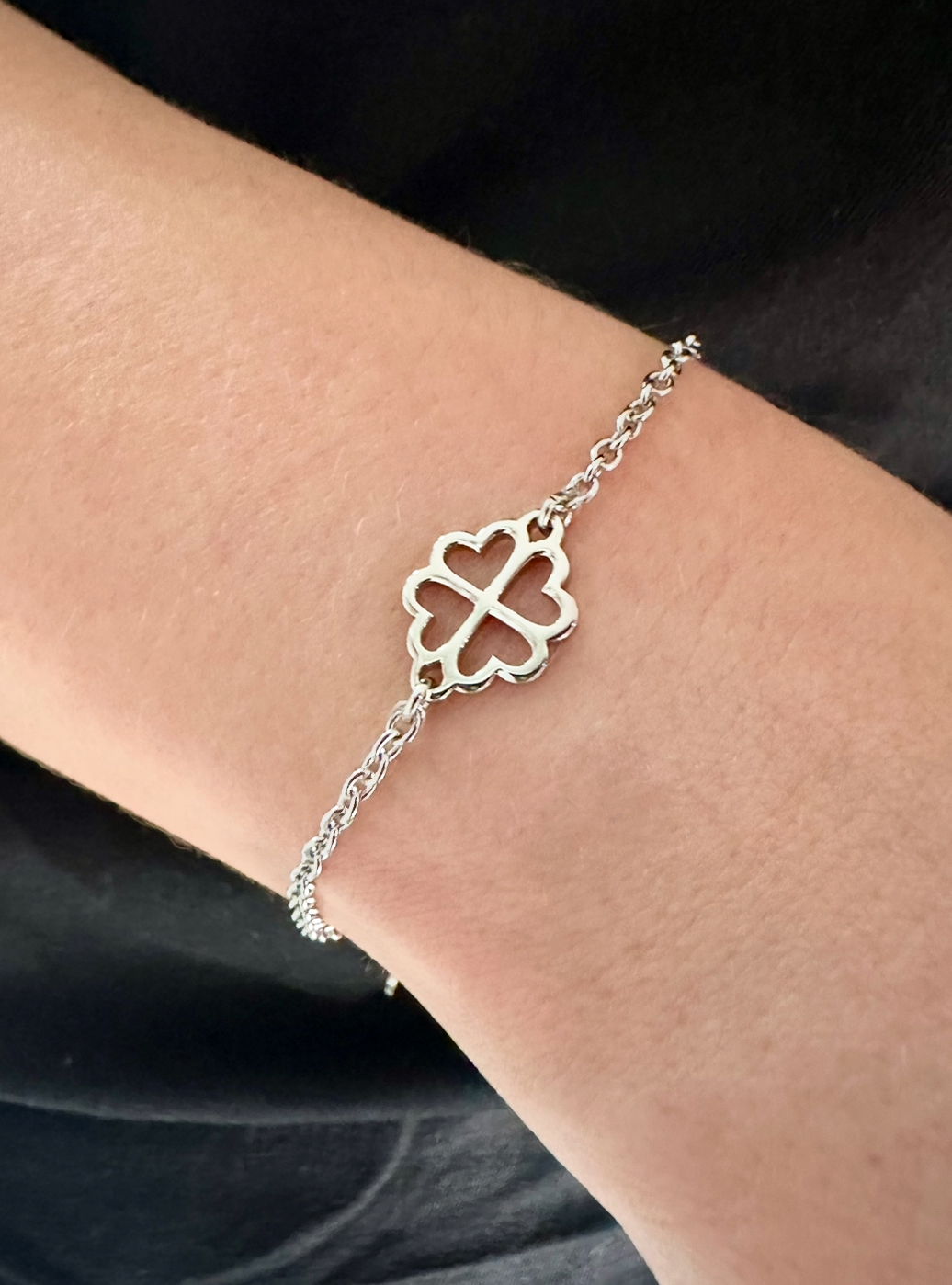 Náramok Závadka štvorlístok MINI – retiazka