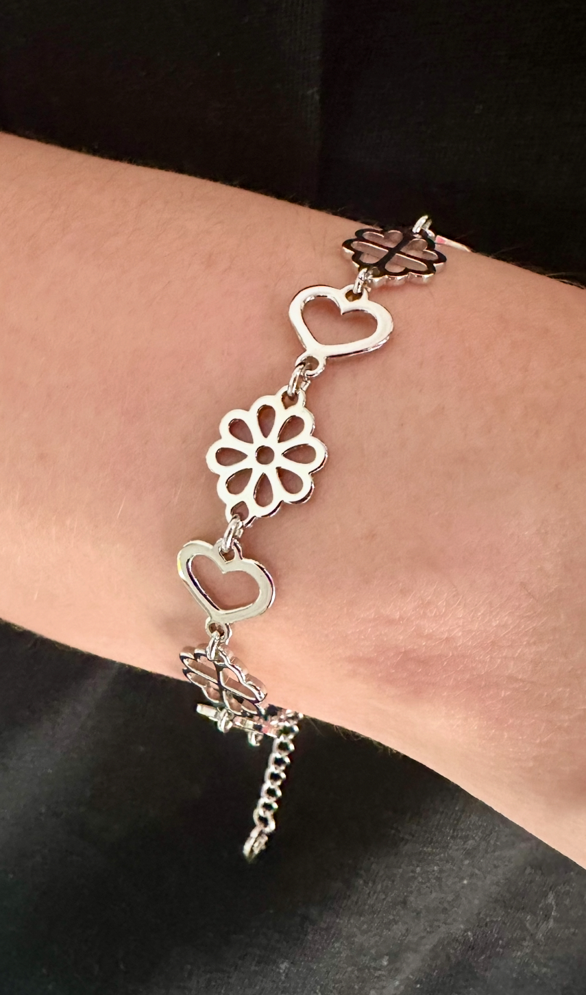 Náramok Závadka MINI srdiečka &amp; kvietky
