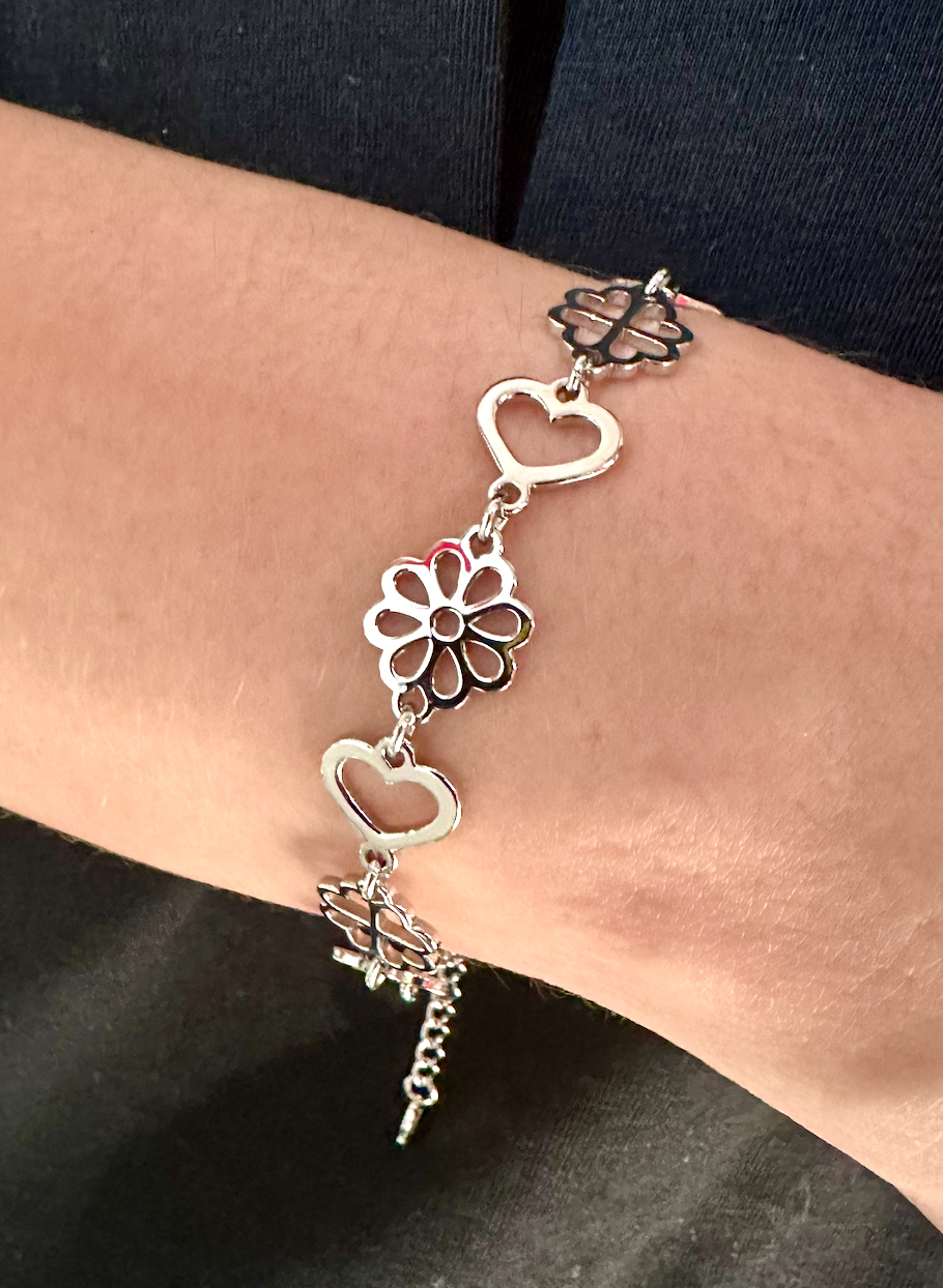 Náramok Závadka MINI srdiečka &amp; kvietky