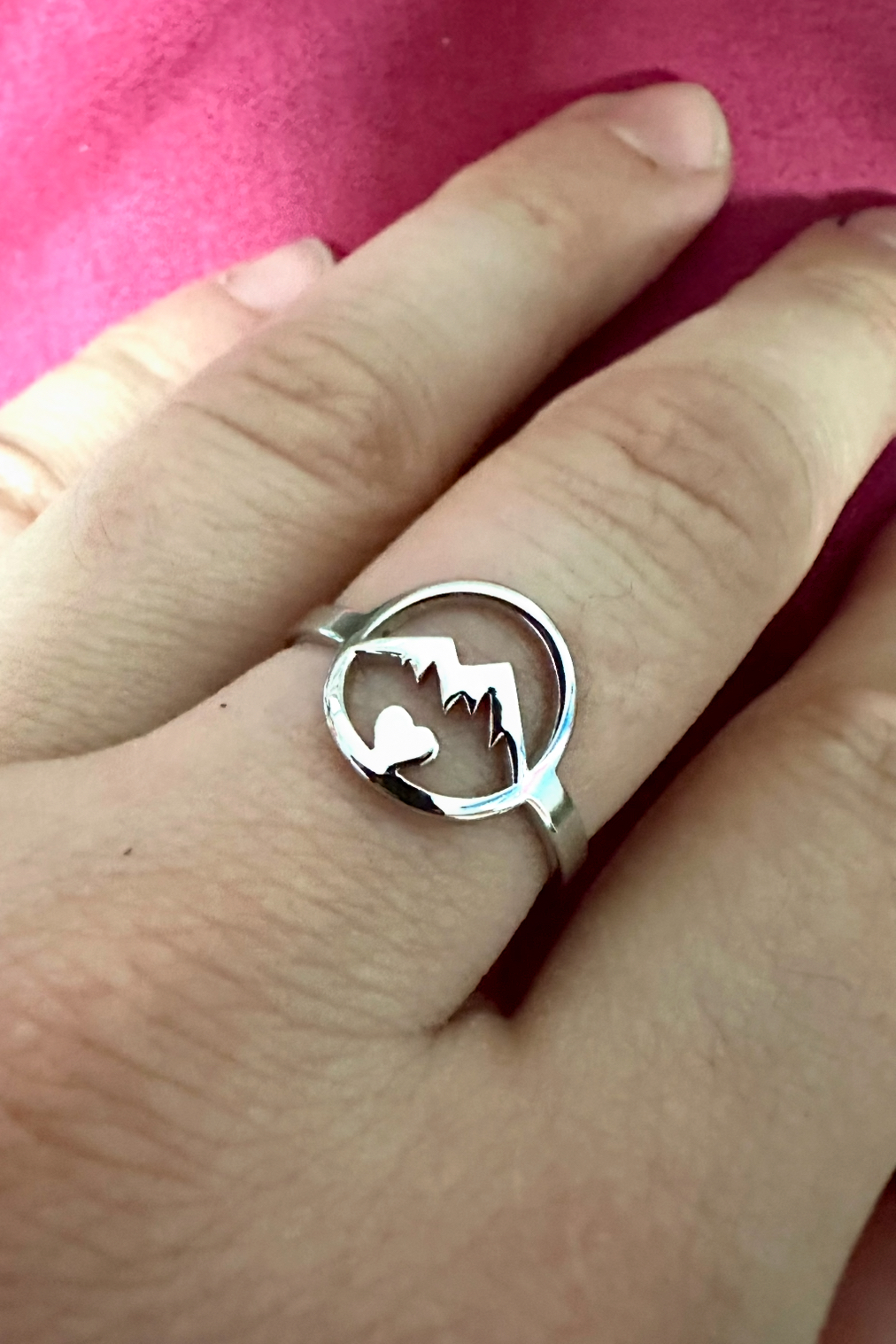 Prsteň hory kruh 2 MINI- pás